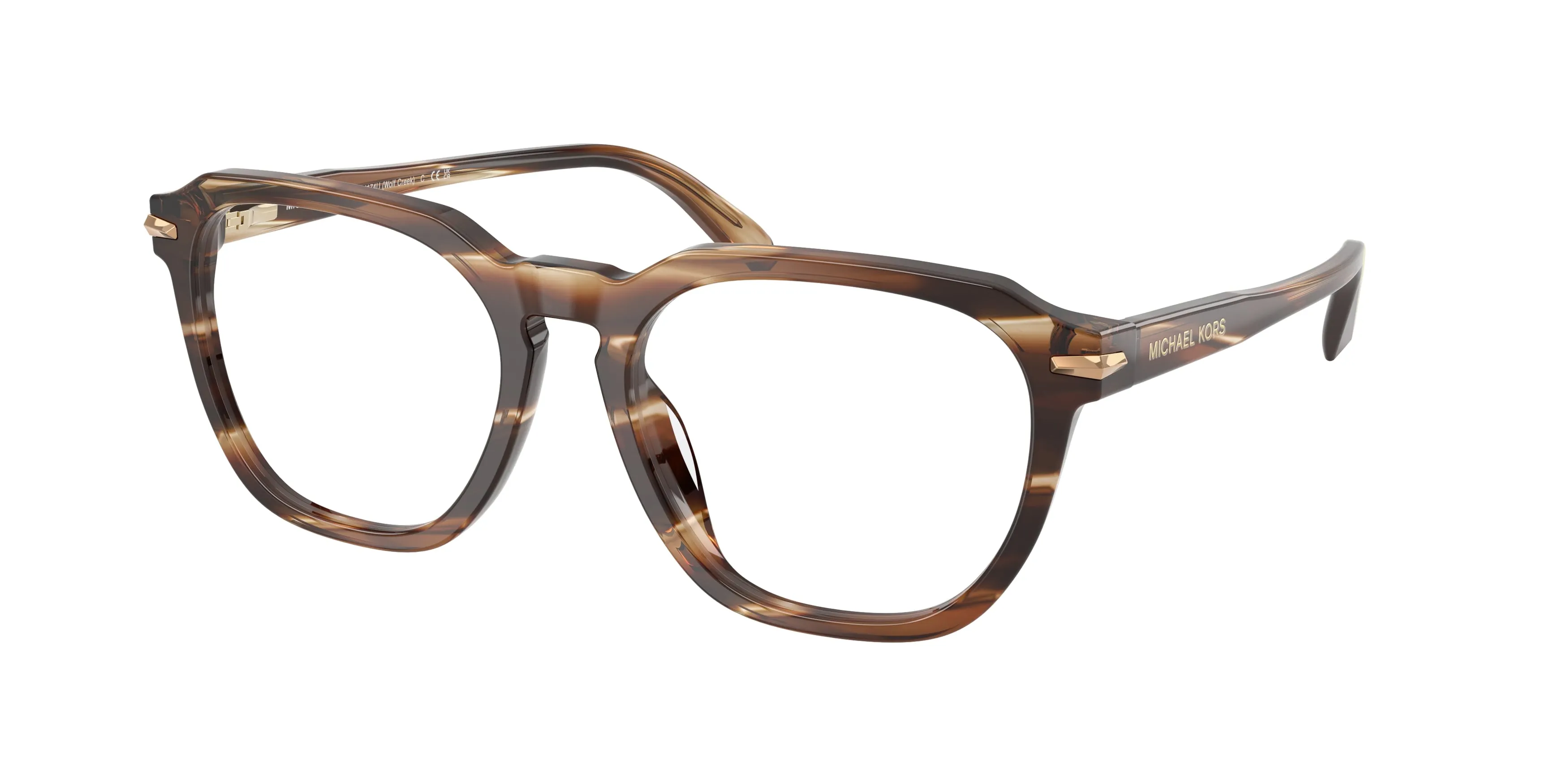 Michael Kors MK4174U WOLF CREEK 4039 Montature da vista Acetato Marrone Squadrata Normale - immagine 1