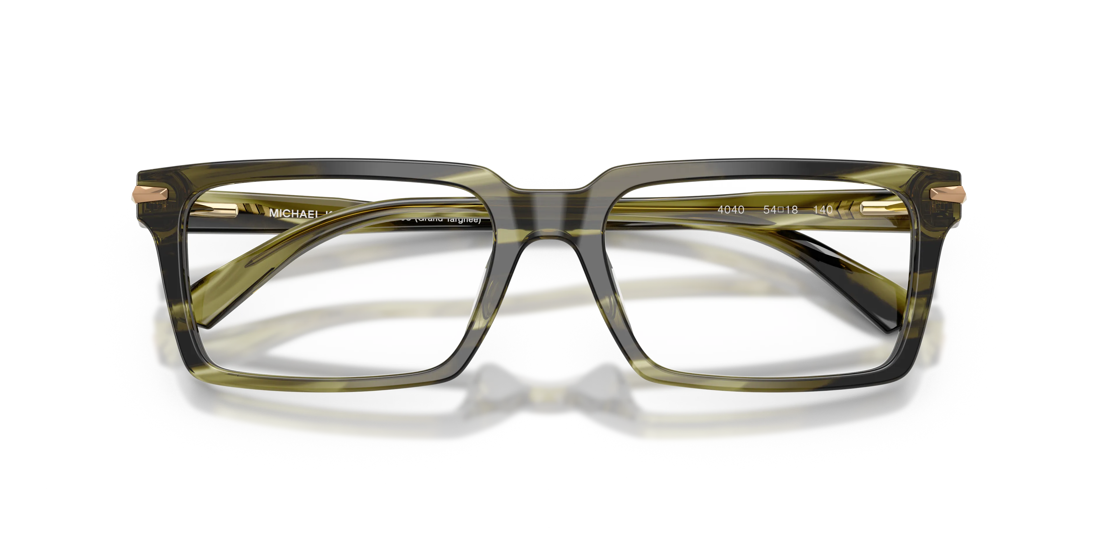 Michael Kors MK4173U GRAND TARGHEE 4040 Montature da vista Acetato Verde Squadrata Normale - immagine 2