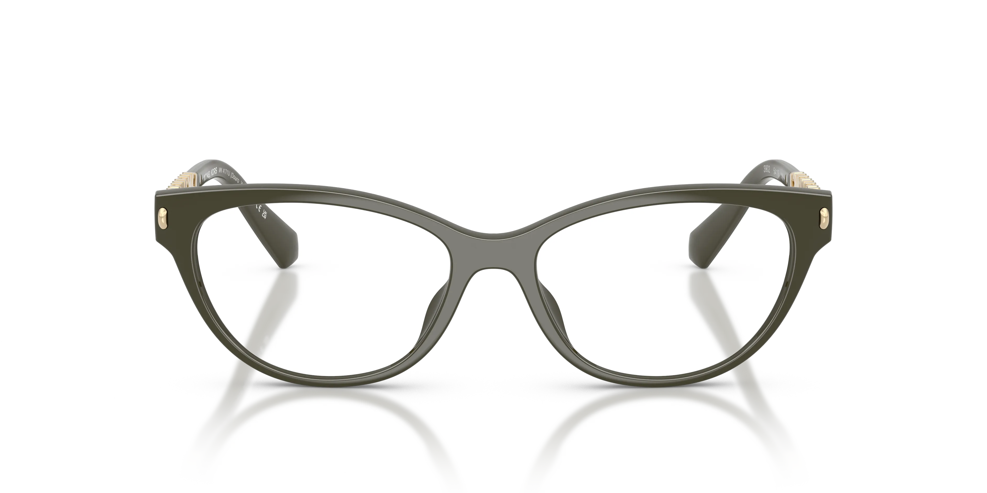 Michael Kors MK4171U DOURO VALLEY 3902 Montature da vista Iniettato Verde Cat Eye Normale - immagine 3