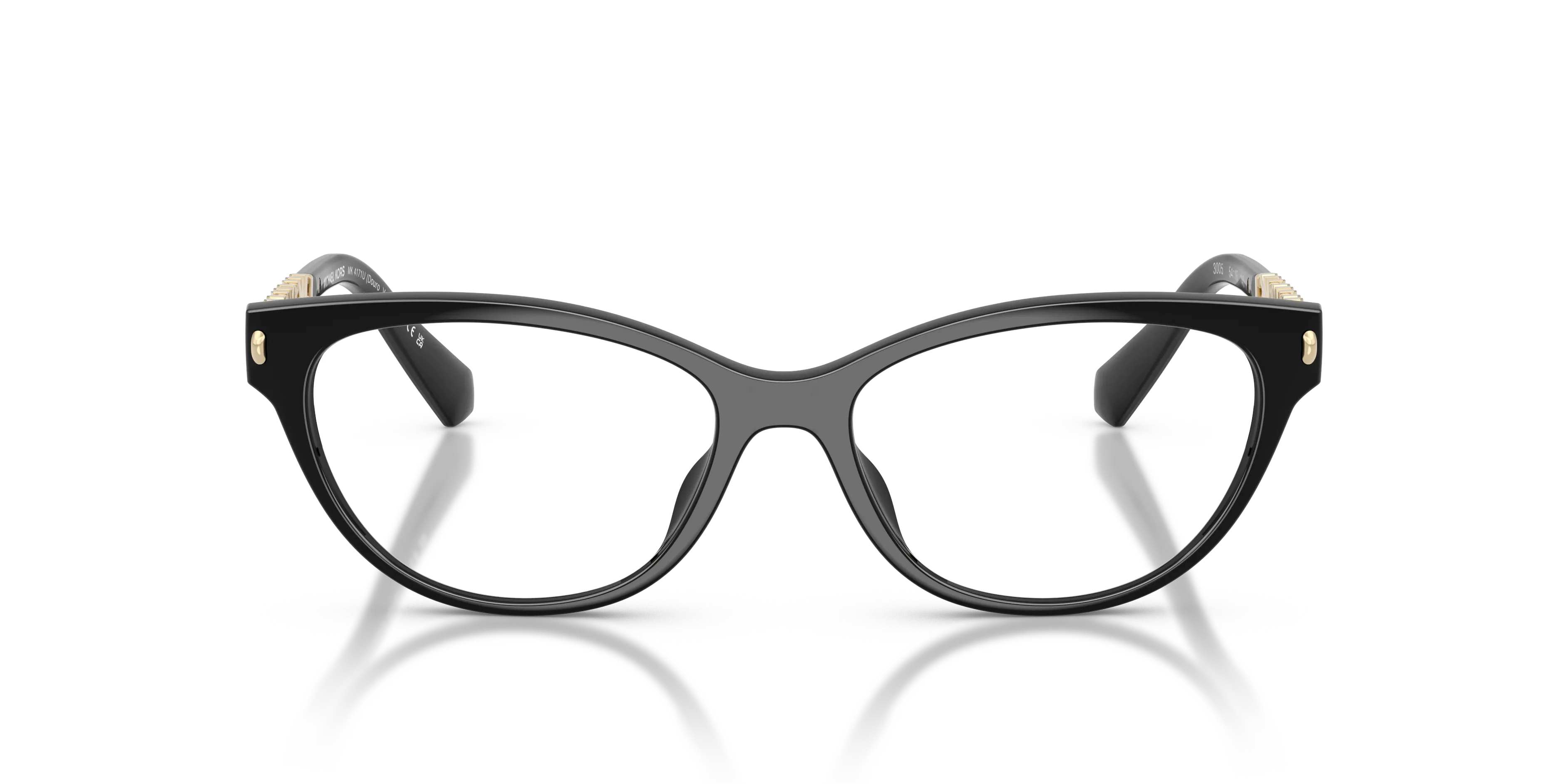 Michael Kors MK4171U DOURO VALLEY 3005 Montature da vista Iniettato Nero Cat Eye Normale - immagine 3