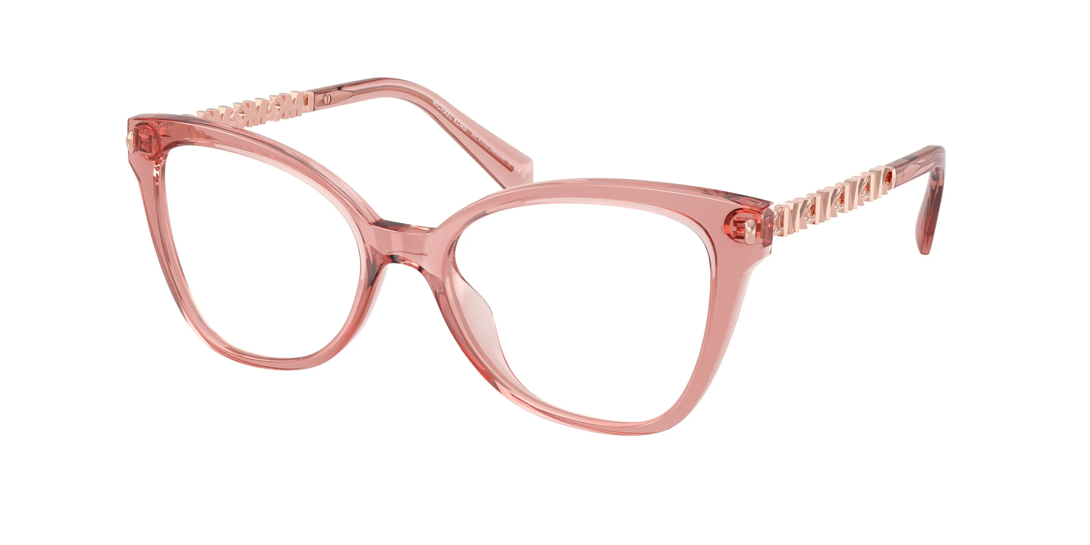 Michael Kors MK4170U BEAUNE 3101 Montature da vista Iniettato Rosa Farfalla Normale - immagine 1