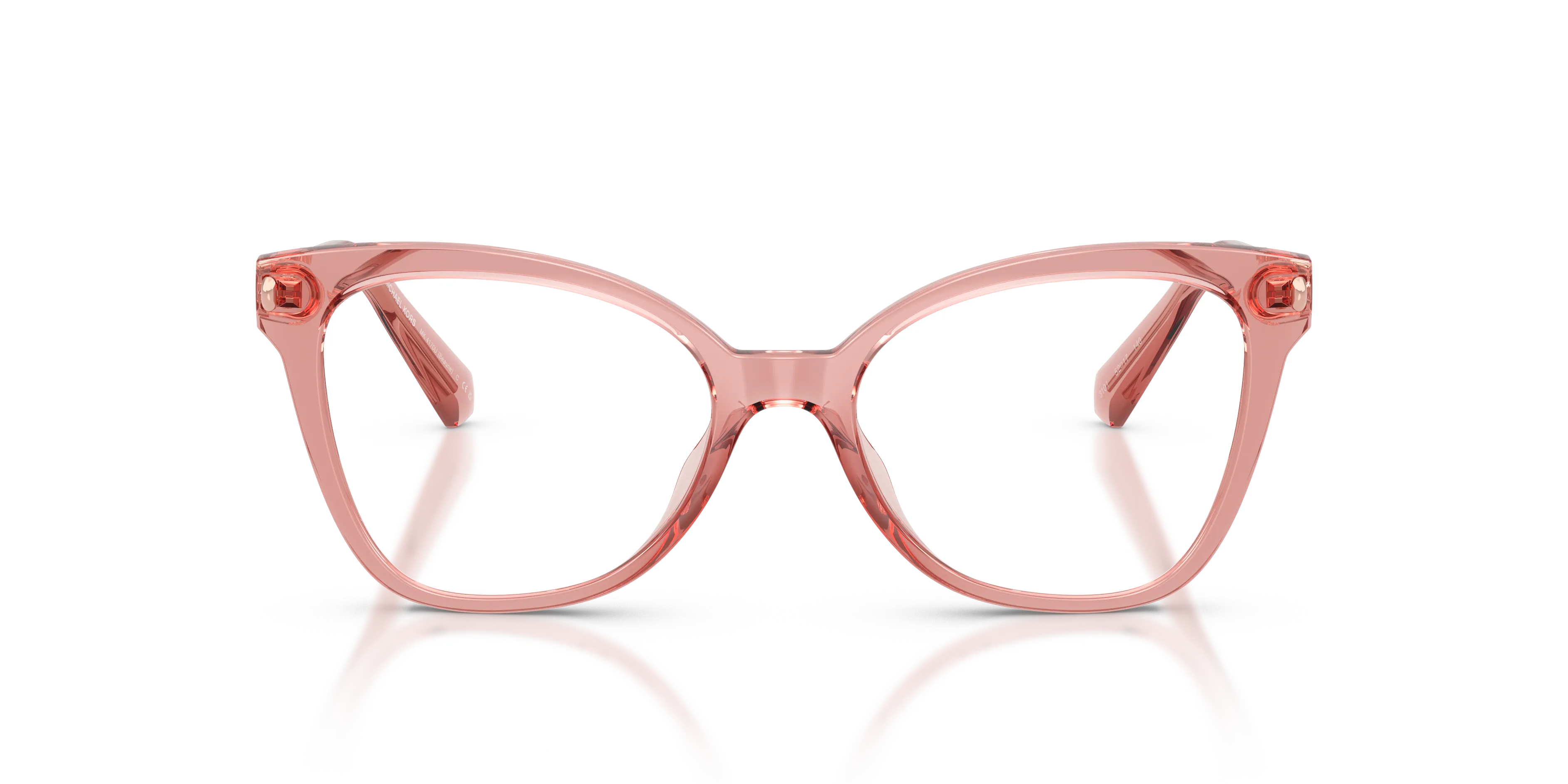 Michael Kors MK4170U BEAUNE 3101 Montature da vista Iniettato Rosa Farfalla Normale - immagine 3