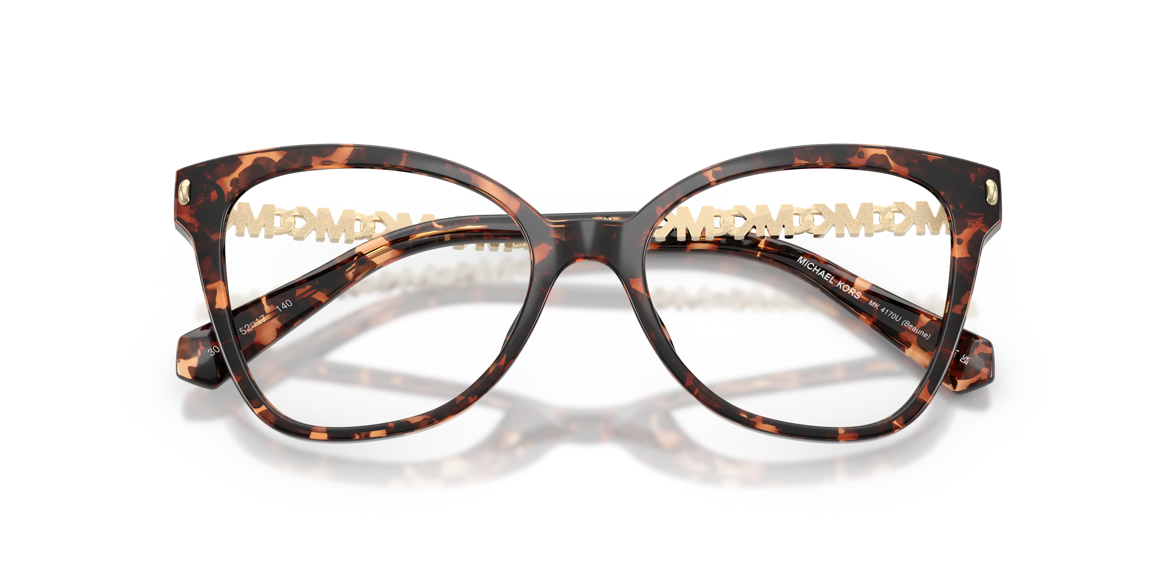 Michael Kors MK4170U BEAUNE 3006 Montature da vista Iniettato Tartaruga Farfalla Normale - immagine 2