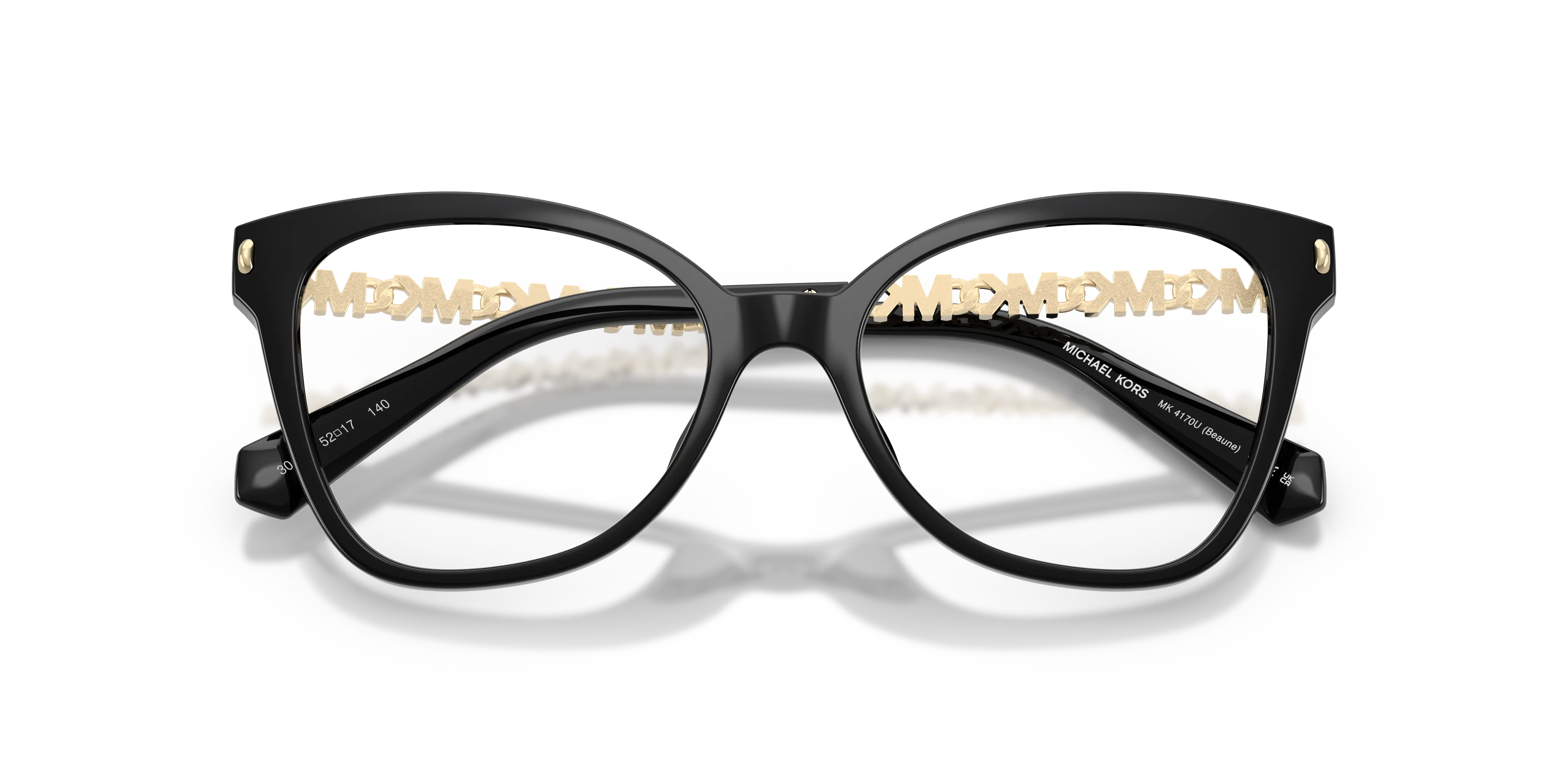 Michael Kors MK4170U BEAUNE 3005 Montature da vista Iniettato Nero Farfalla Normale - immagine 2