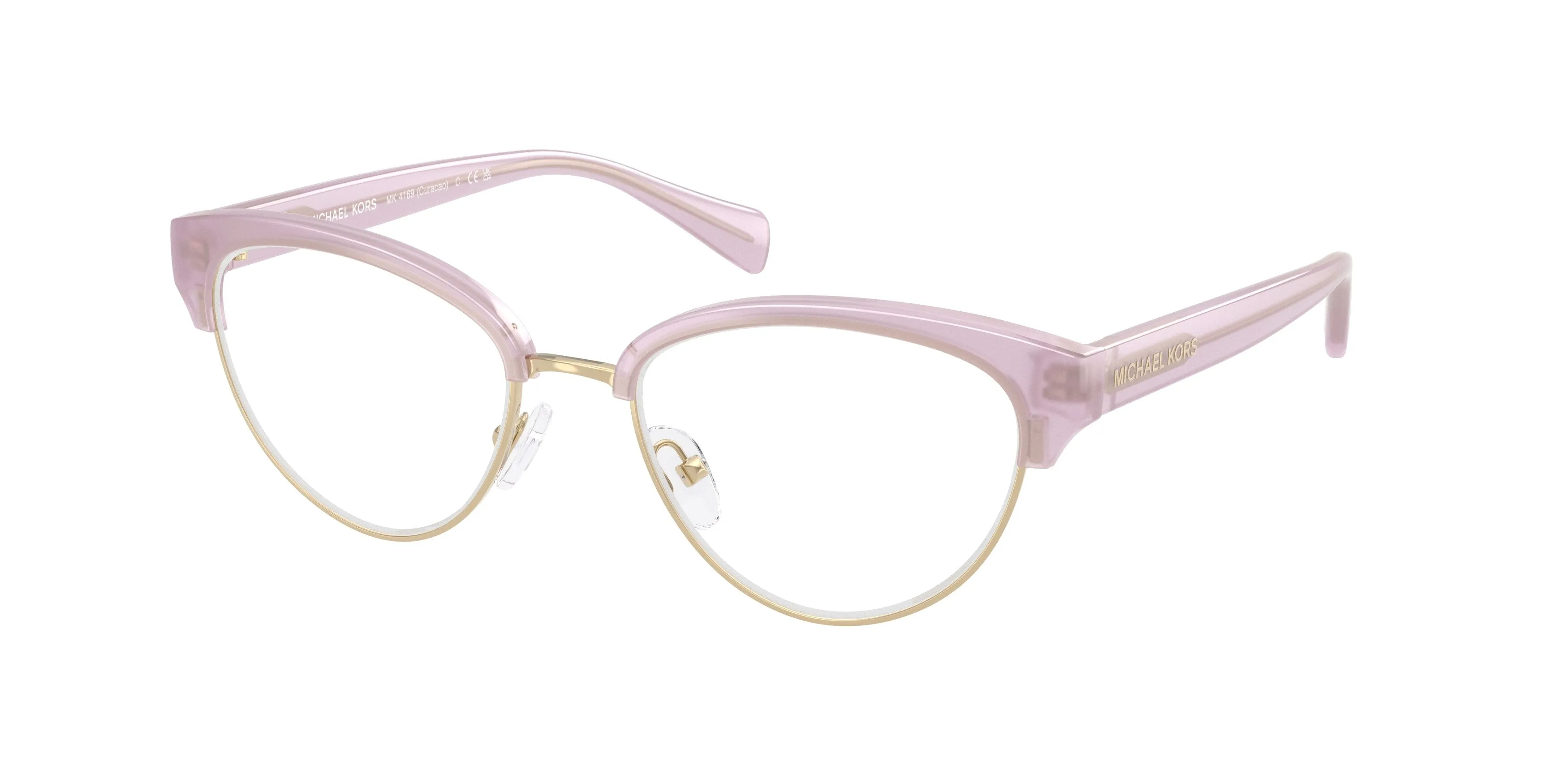 Michael Kors MK4169 CURACAO 4033 Montature da vista Iniettato Blu Cat Eye Normale - immagine 1