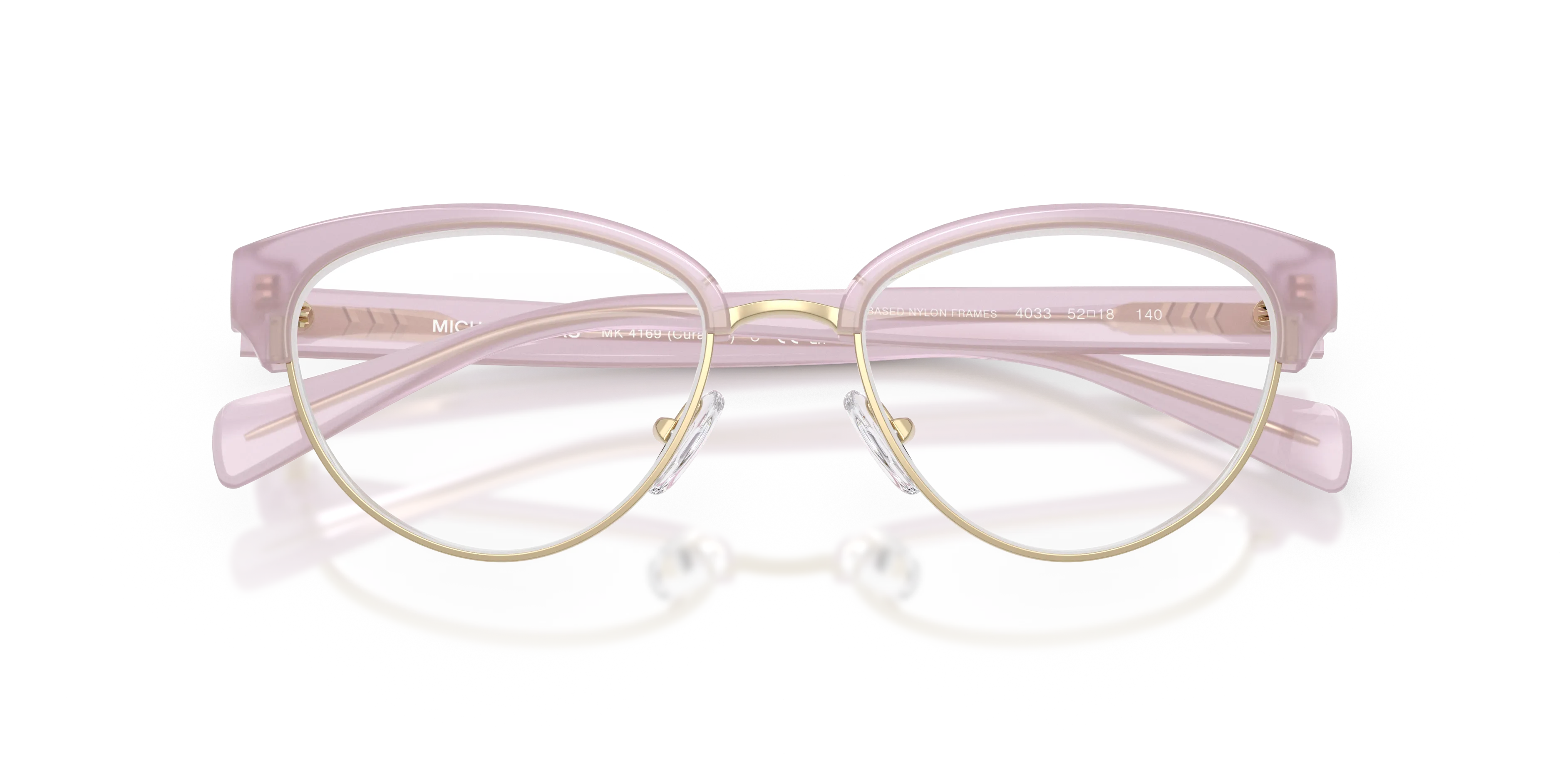 Michael Kors MK4169 CURACAO 4033 Montature da vista Iniettato Blu Cat Eye Normale - immagine 2