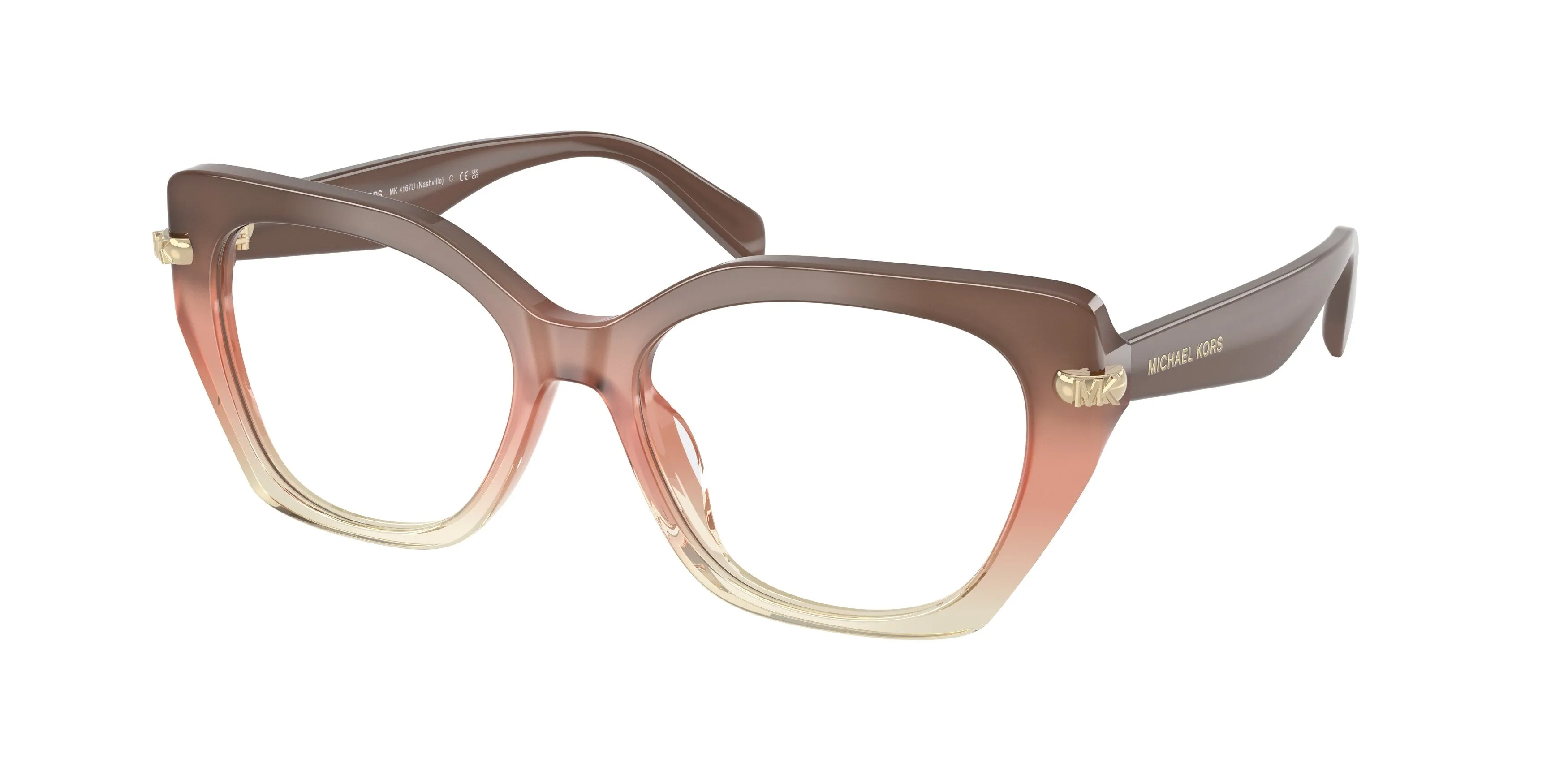 Michael Kors MK4167U NASHVILLE 4035 Montature da vista Acetato Rosa Geometrica Normale - immagine 1