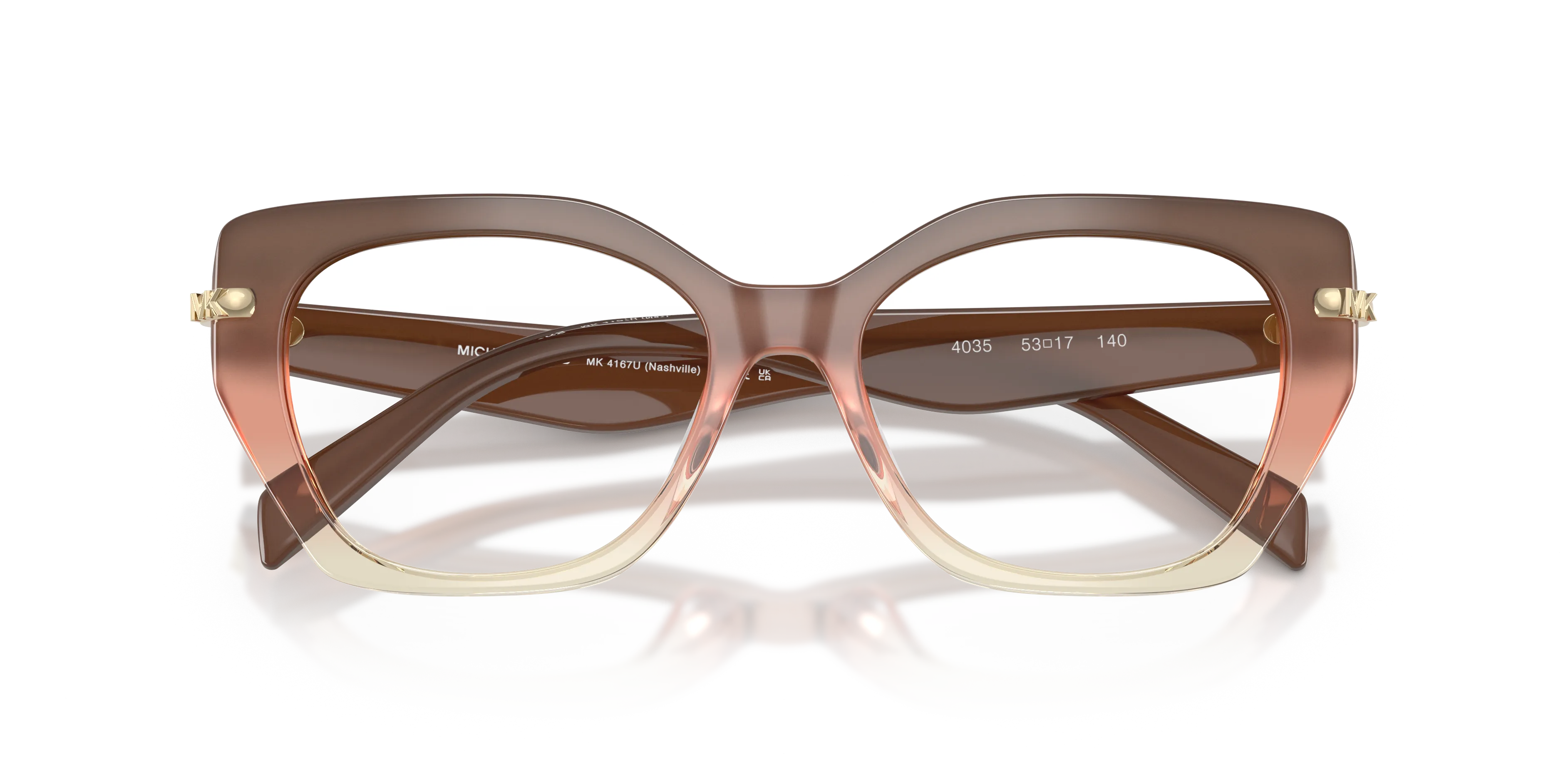 Michael Kors MK4167U NASHVILLE 4035 Montature da vista Acetato Rosa Geometrica Normale - immagine 2