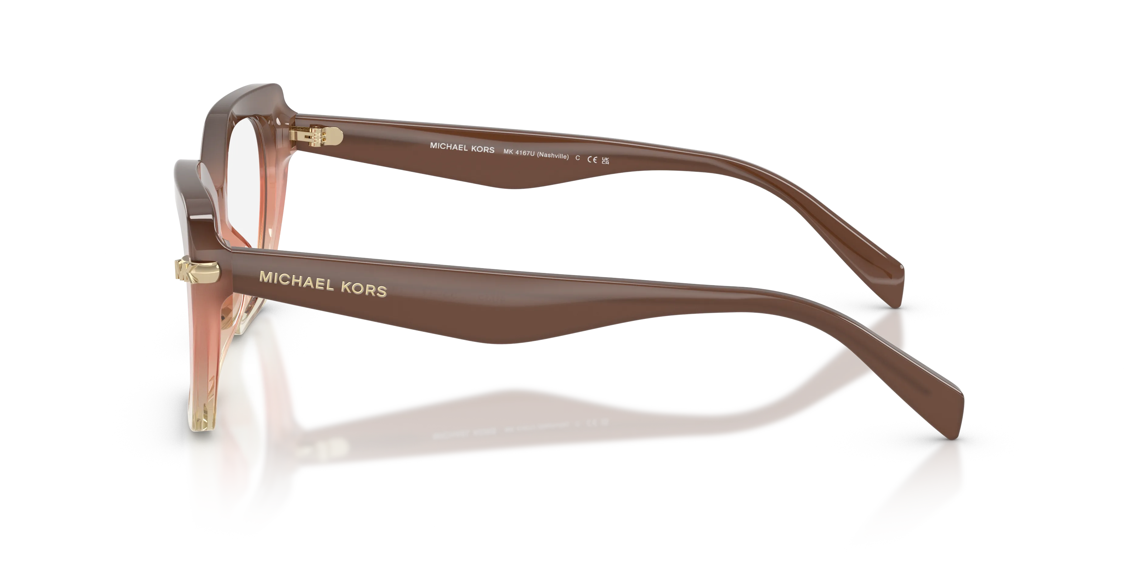 Michael Kors MK4167U NASHVILLE 4035 Montature da vista Acetato Rosa Geometrica Normale - immagine 4