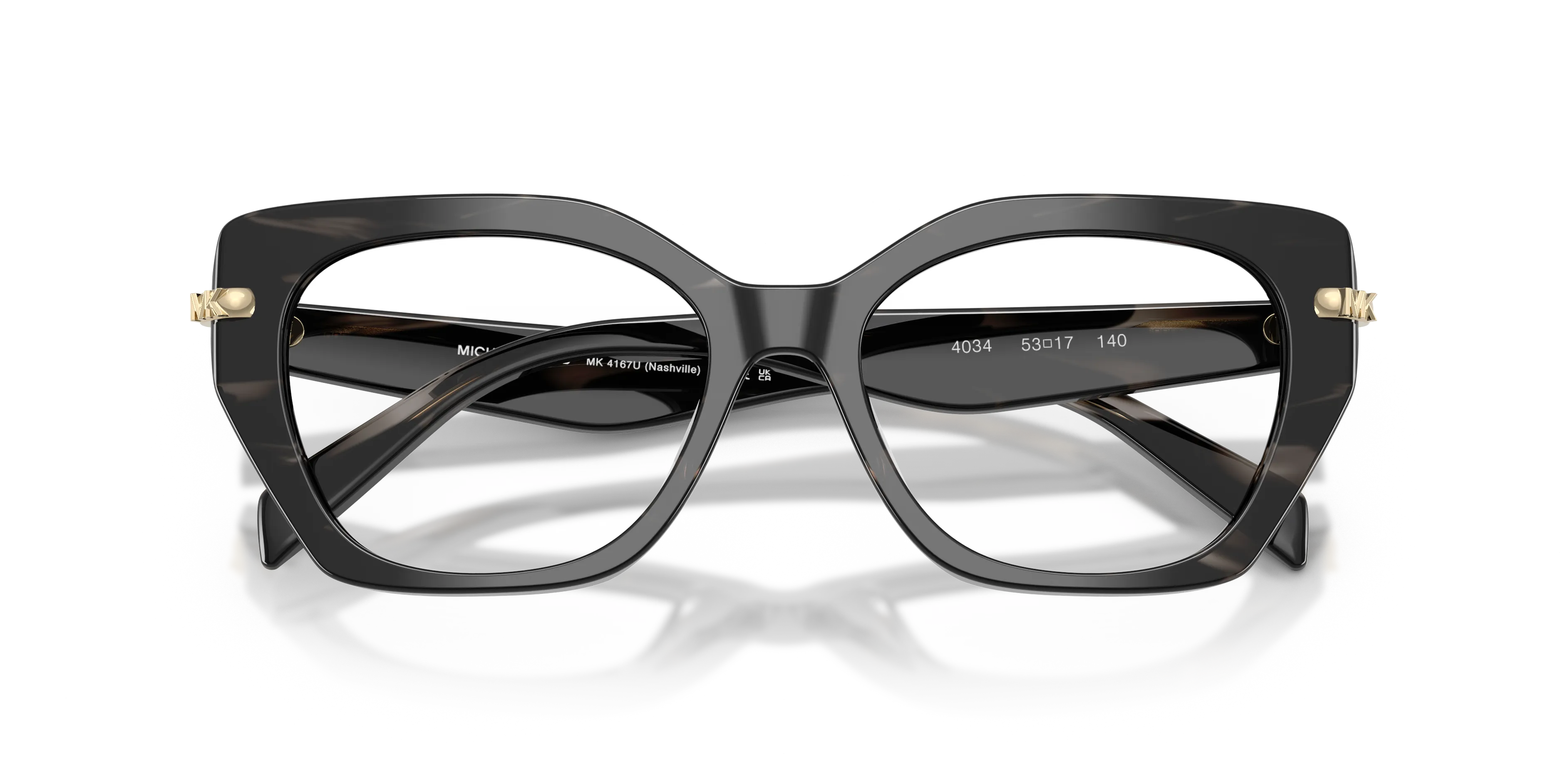 Michael Kors MK4167U NASHVILLE 4034 Montature da vista Acetato Nero Geometrica Normale - immagine 2