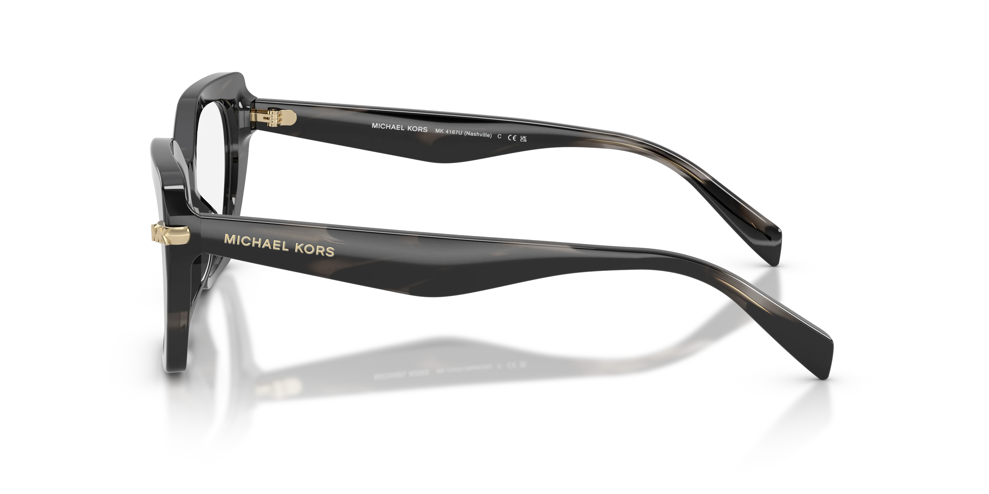 Michael Kors MK4167U NASHVILLE 4034 Montature da vista Acetato Nero Geometrica Normale - immagine 4