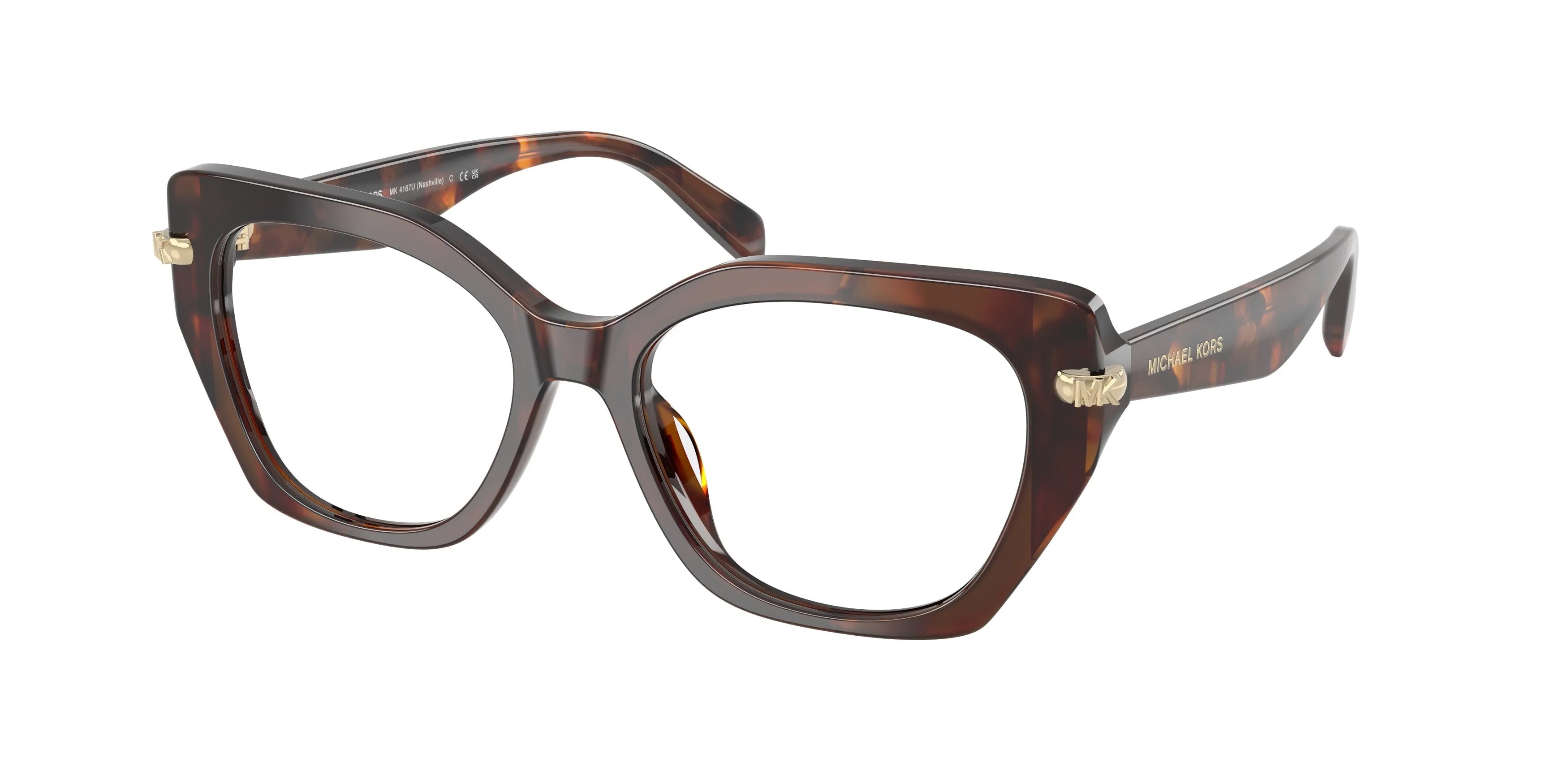 Michael Kors MK4167U NASHVILLE 4031 Montature da vista Acetato Tartaruga Geometrica Normale - immagine 1