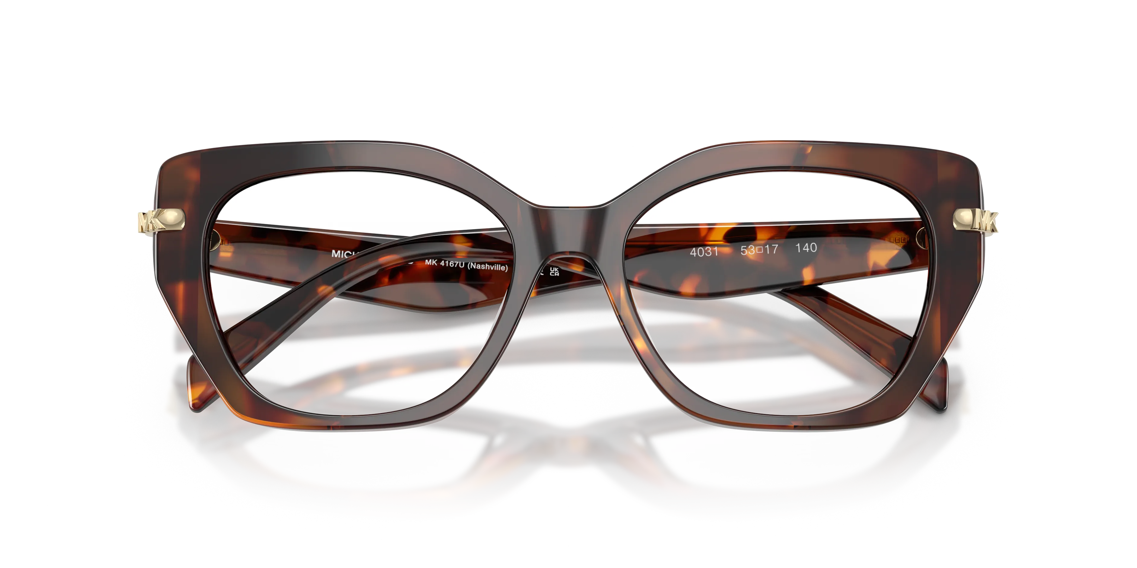 Michael Kors MK4167U NASHVILLE 4031 Montature da vista Acetato Tartaruga Geometrica Normale - immagine 2