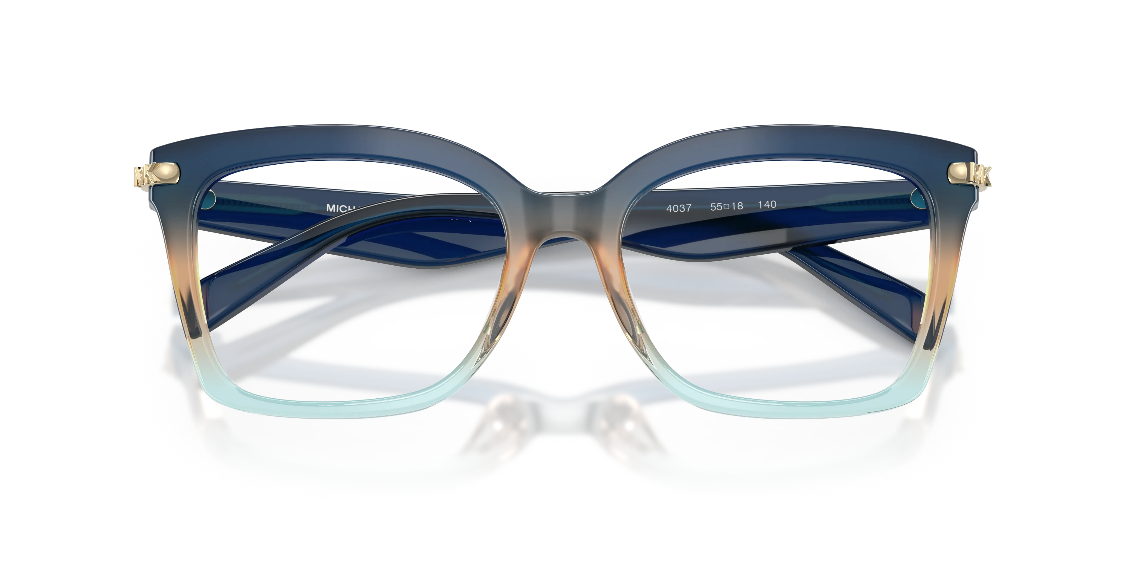 Michael Kors MK4166U GREENVILLE 4037 Montature da vista Acetato Blu Squadrata Normale - immagine 2