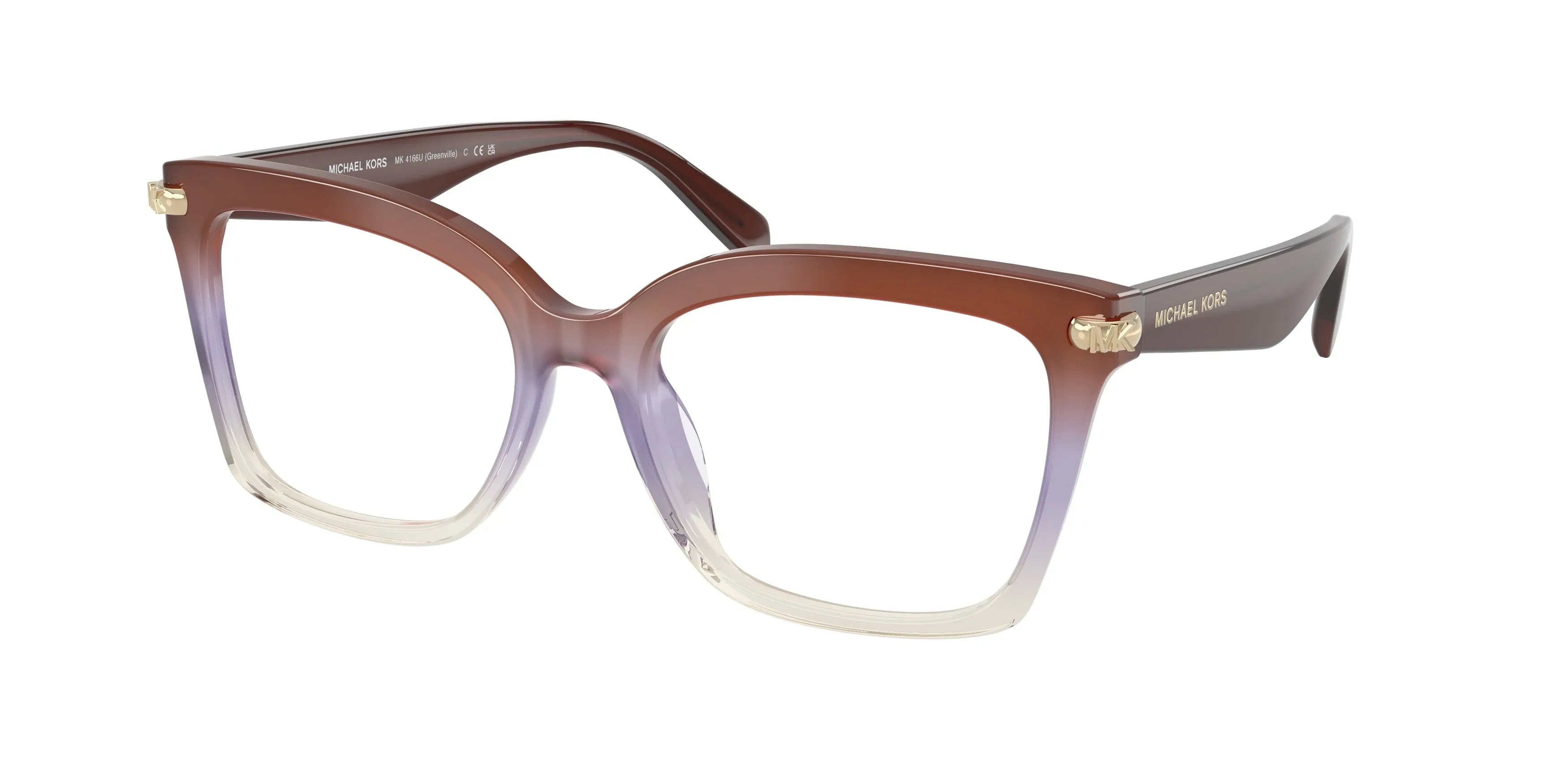 Michael Kors MK4166U GREENVILLE 4036 Montature da vista Acetato Rosso Squadrata Normale - immagine 1