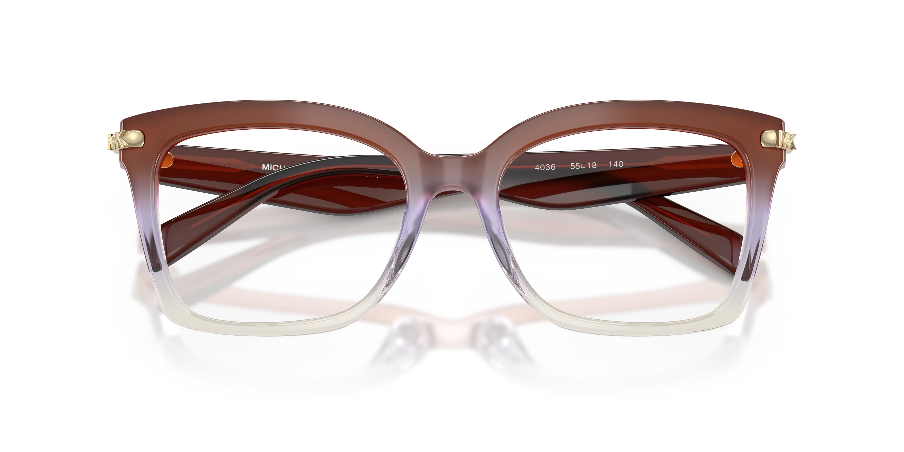 Michael Kors MK4166U GREENVILLE 4036 Montature da vista Acetato Rosso Squadrata Normale - immagine 2