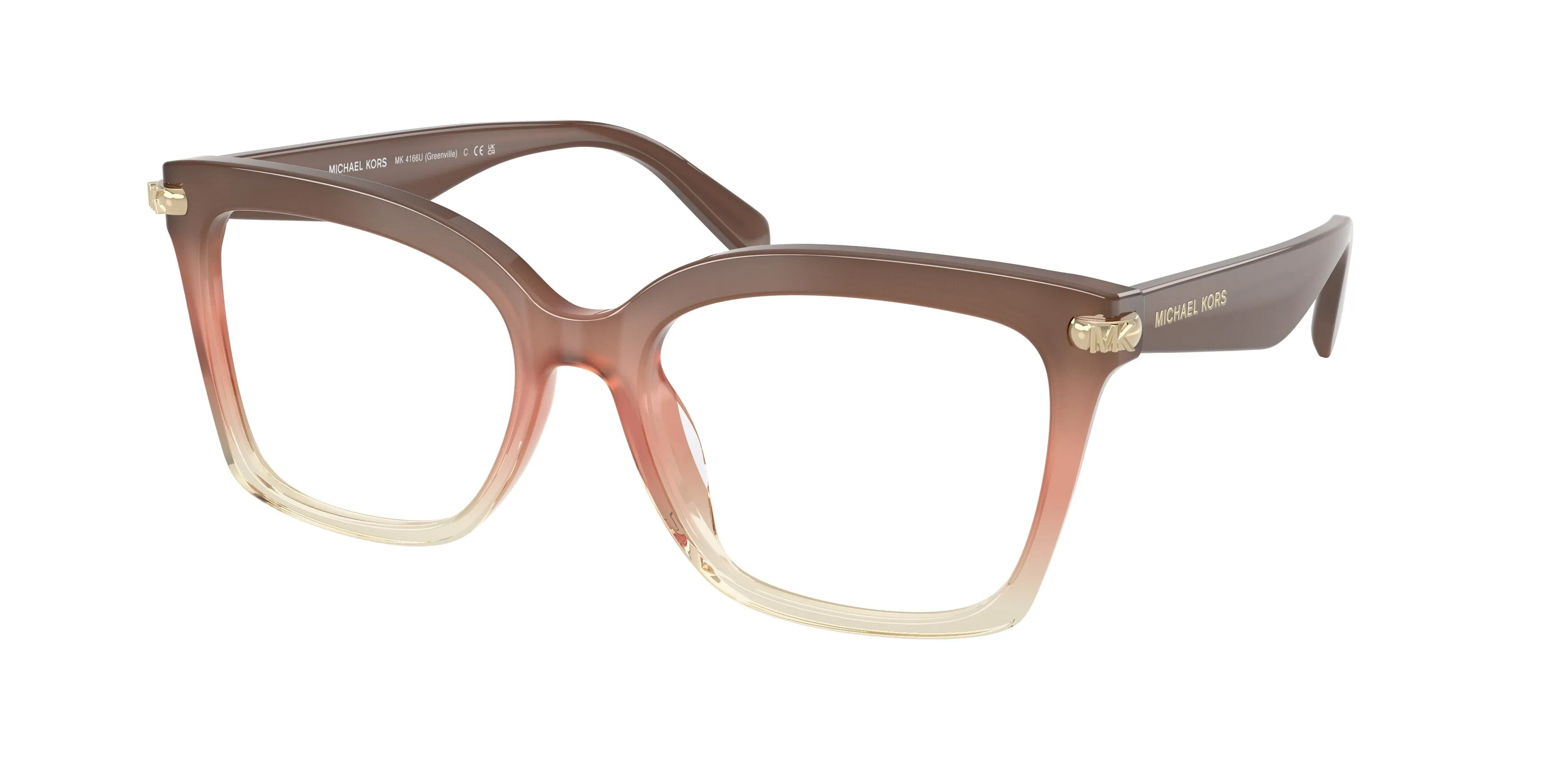 Michael Kors MK4166U GREENVILLE 4035 Montature da vista Acetato Rosa Squadrata Normale - immagine 1