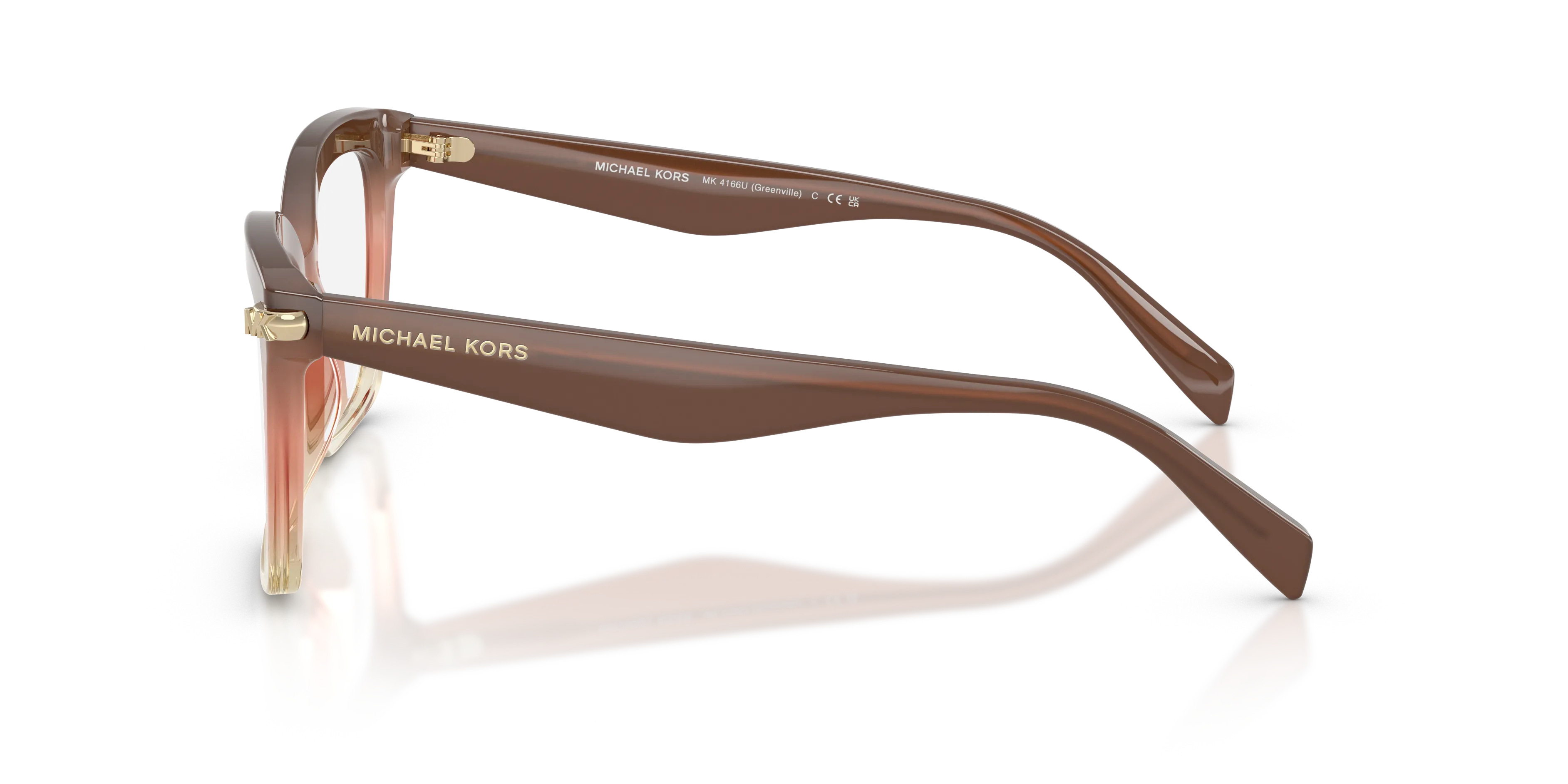 Michael Kors MK4166U GREENVILLE 4035 Montature da vista Acetato Rosa Squadrata Normale - immagine 4