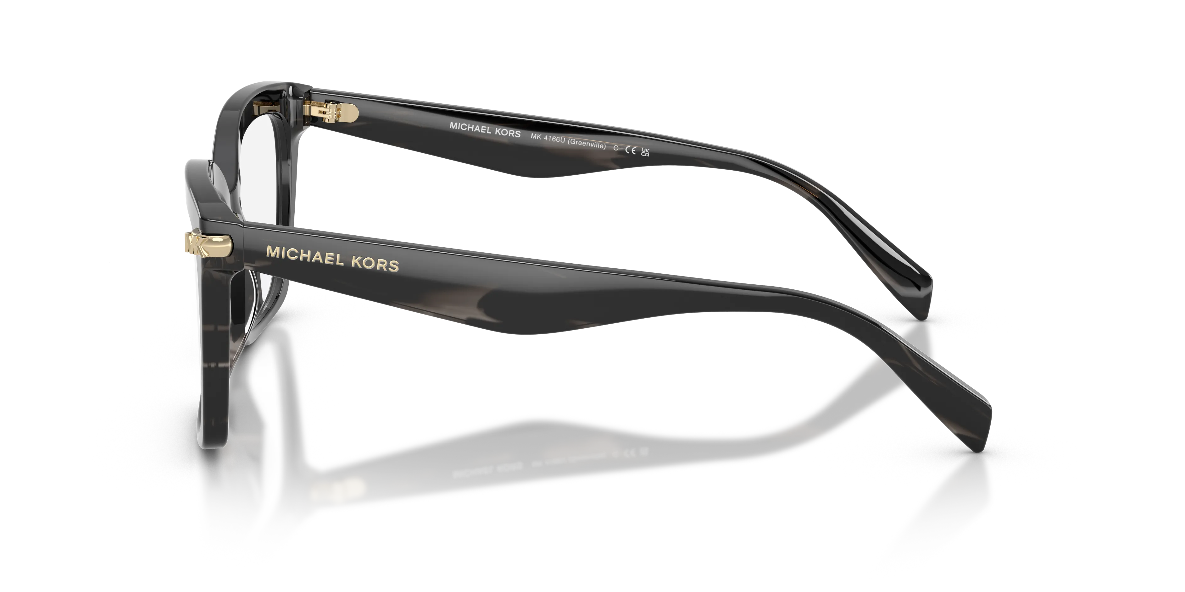 Michael Kors MK4166U GREENVILLE 4034 Montature da vista Acetato Nero Squadrata Normale - immagine 4