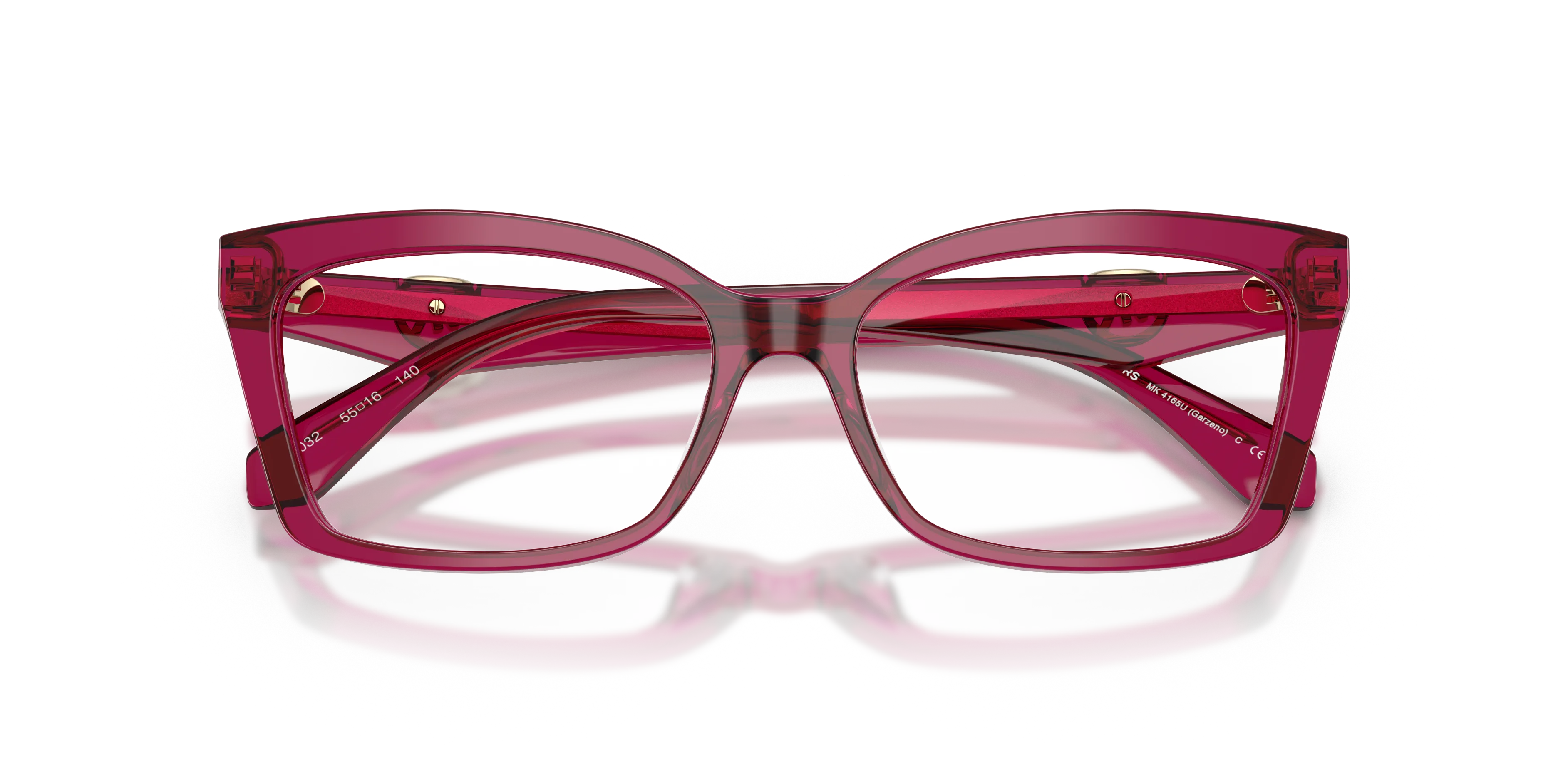 Michael Kors MK4165U GARZENO 4032 Montature da vista Acetato Viola Squadrata Normale - immagine 2