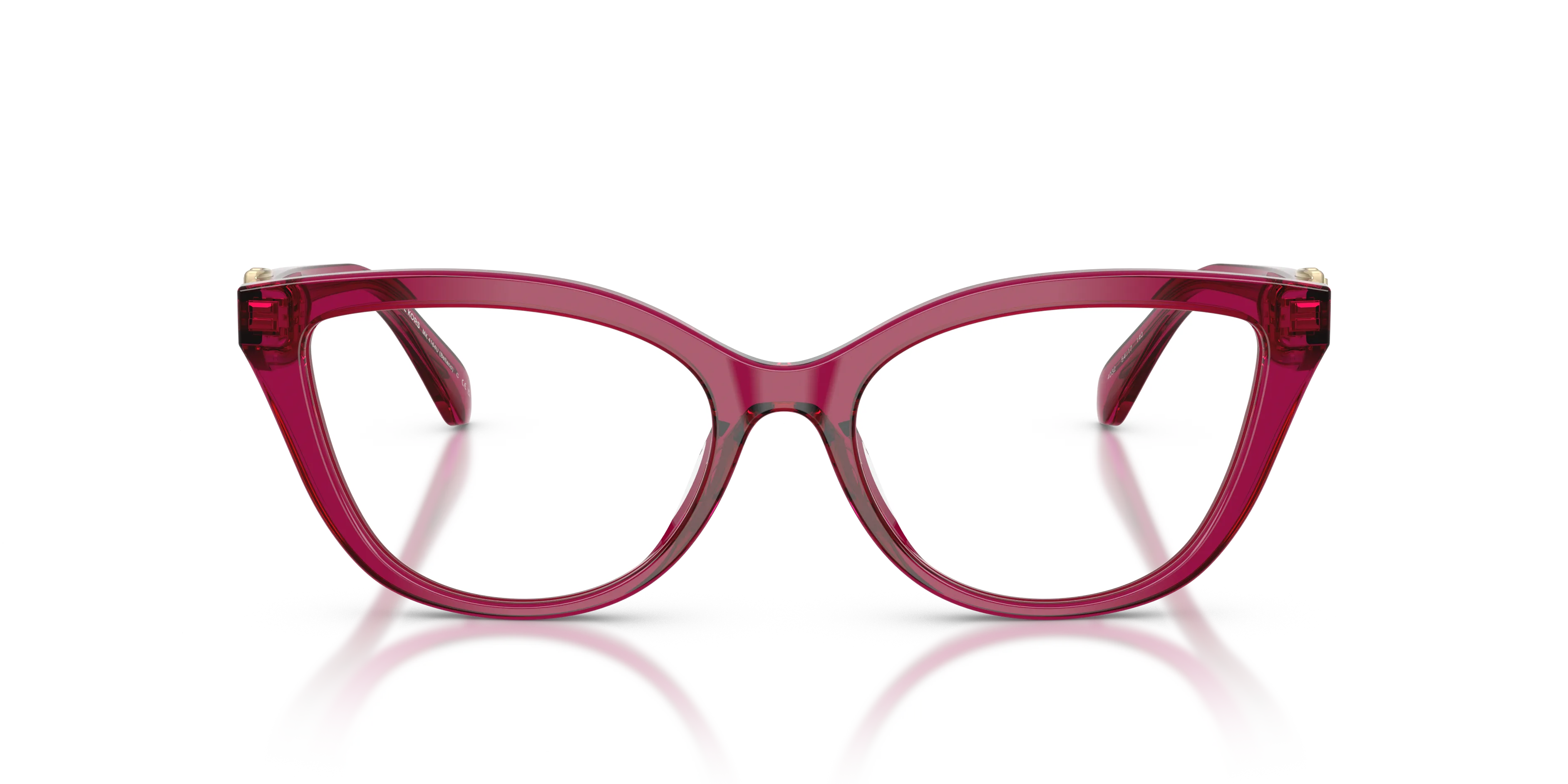 Michael Kors MK4164U BELLANO 4032 Montature da vista Acetato Viola Cat Eye Normale - immagine 3