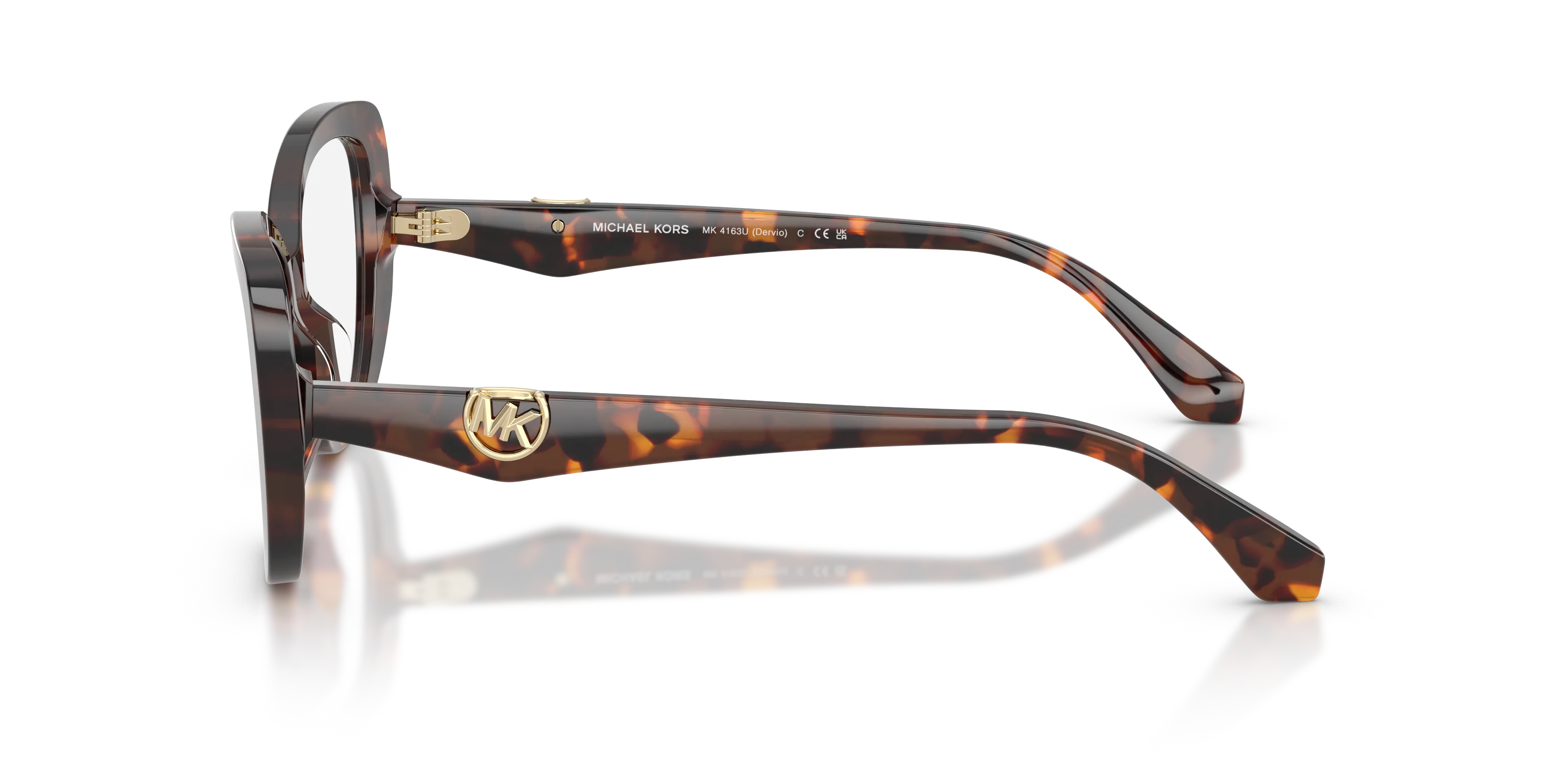 Michael Kors MK4163U DERVIO 4031 Montature da vista Acetato Tartaruga Farfalla Normale - immagine 4