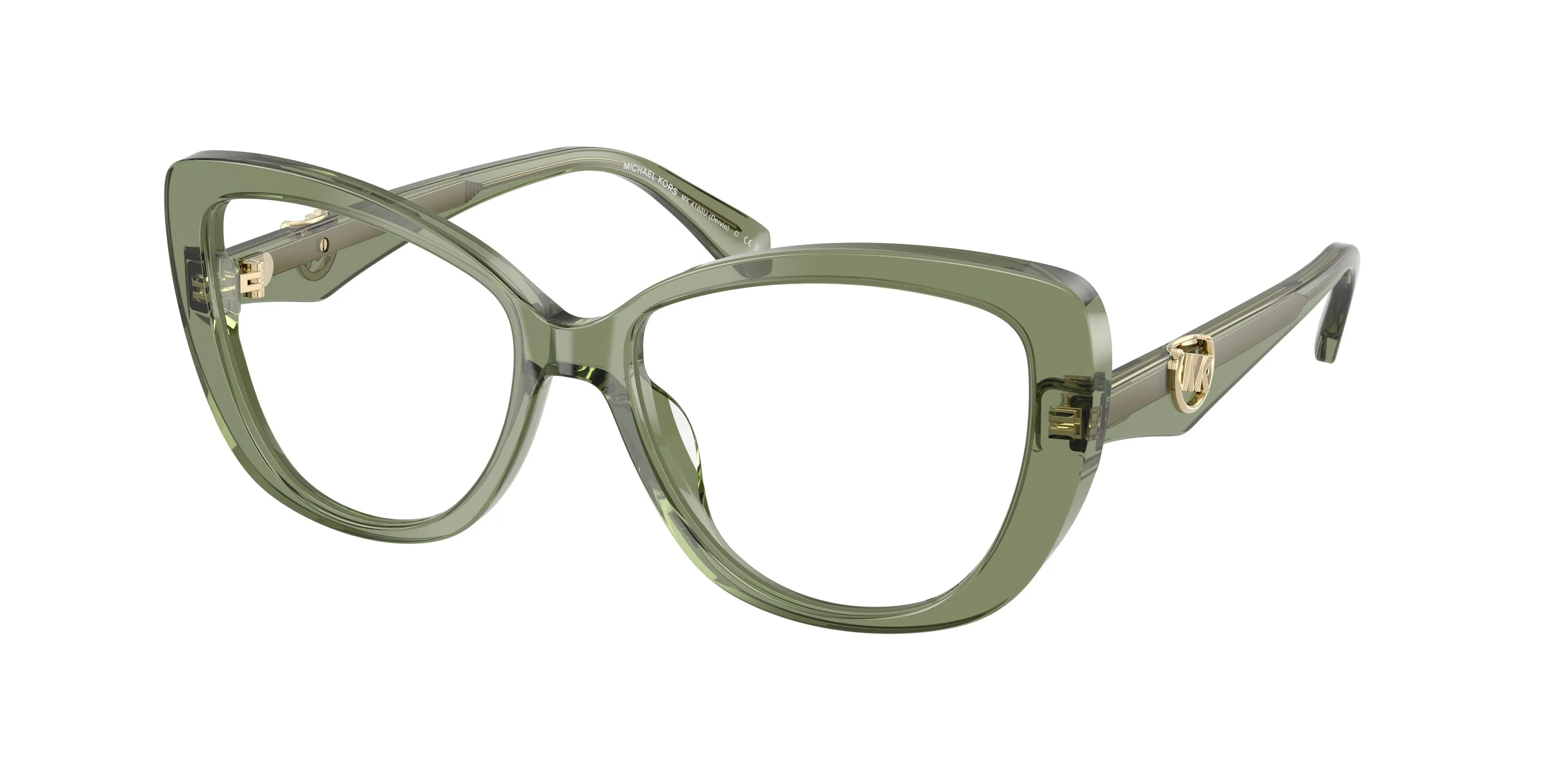 Michael Kors MK4163U DERVIO 3961 Montature da vista Acetato Verde Farfalla Normale - immagine 1