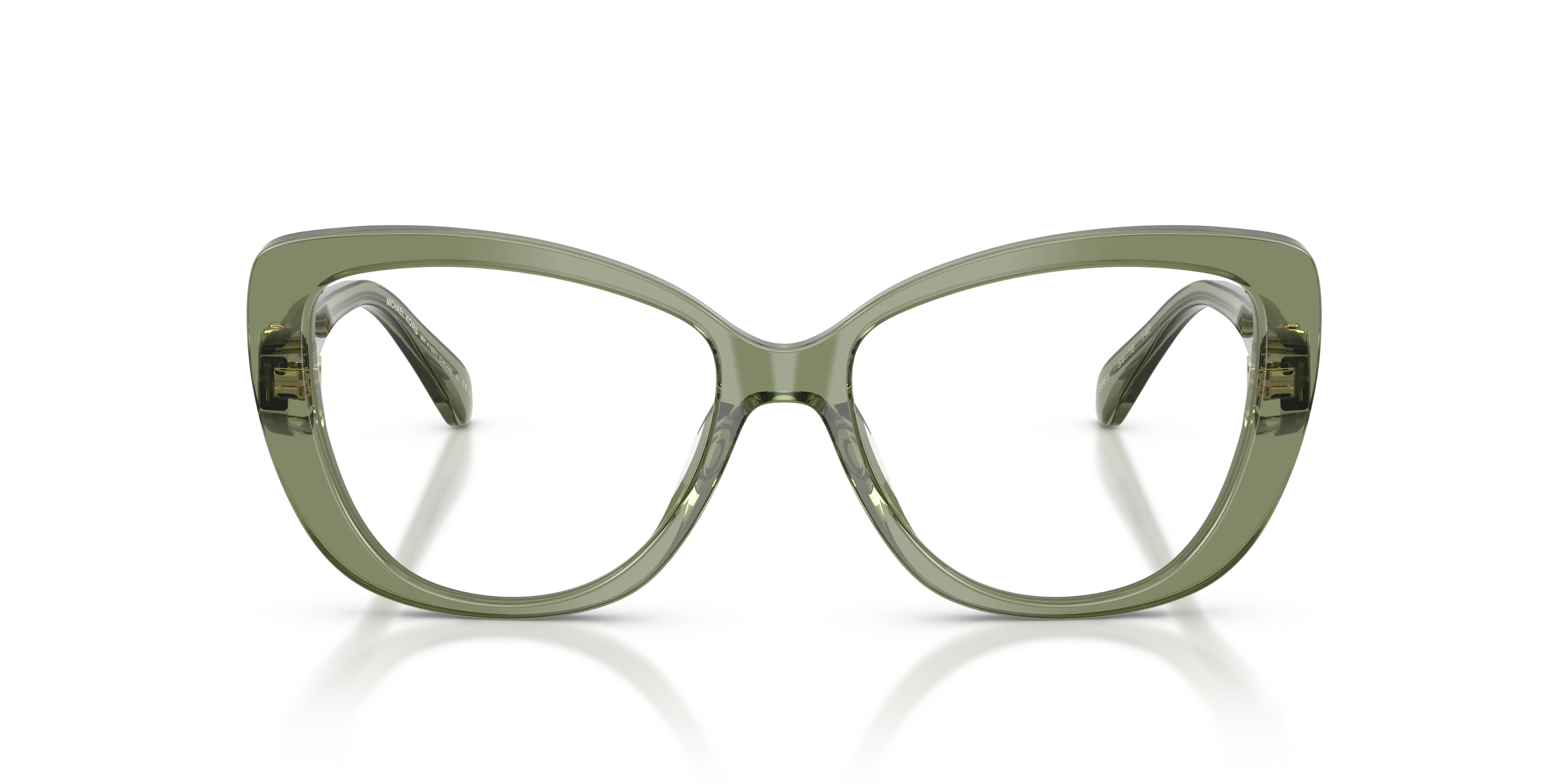 Michael Kors MK4163U DERVIO 3961 Montature da vista Acetato Verde Farfalla Normale - immagine 3