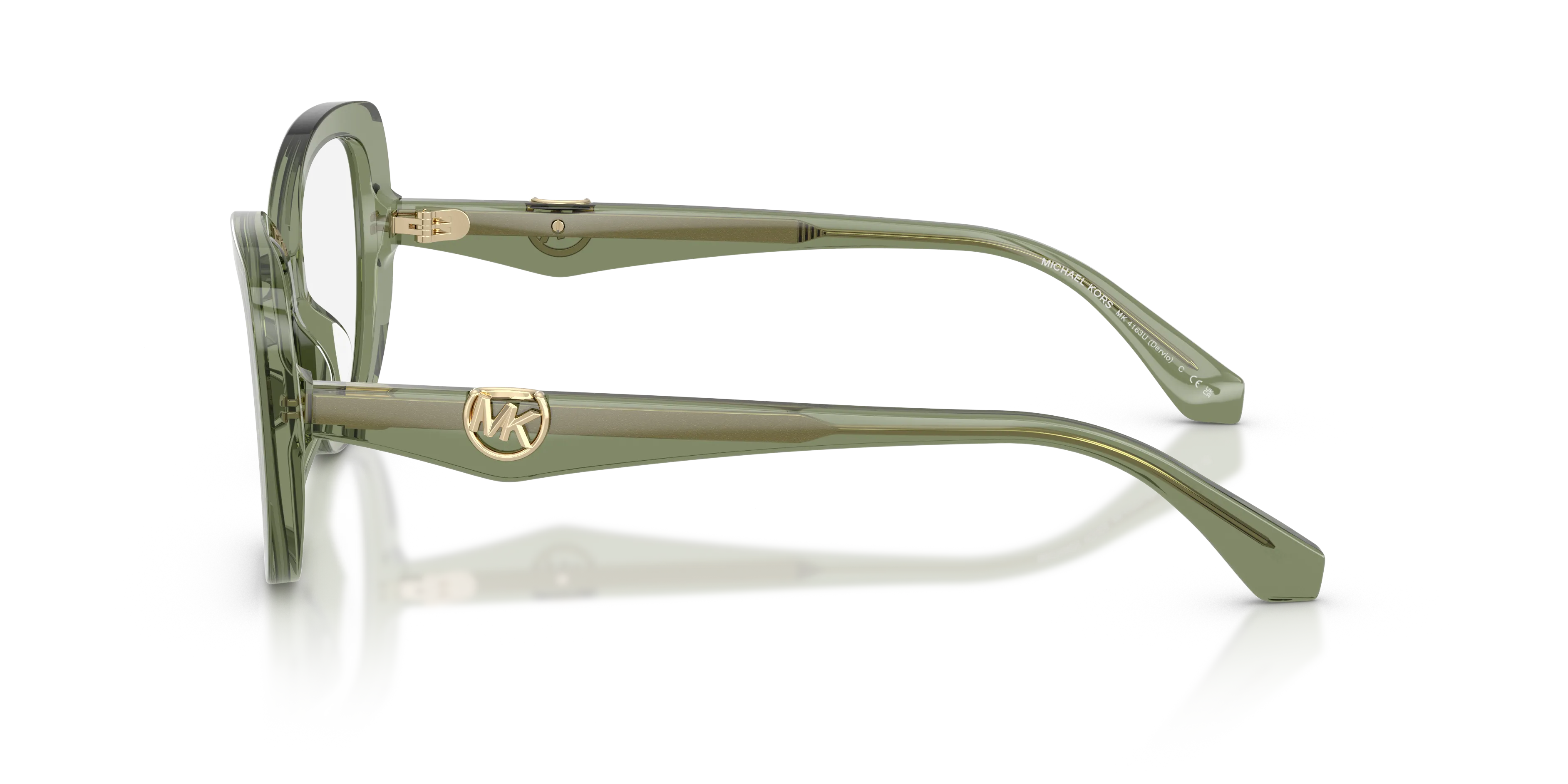 Michael Kors MK4163U DERVIO 3961 Montature da vista Acetato Verde Farfalla Normale - immagine 4