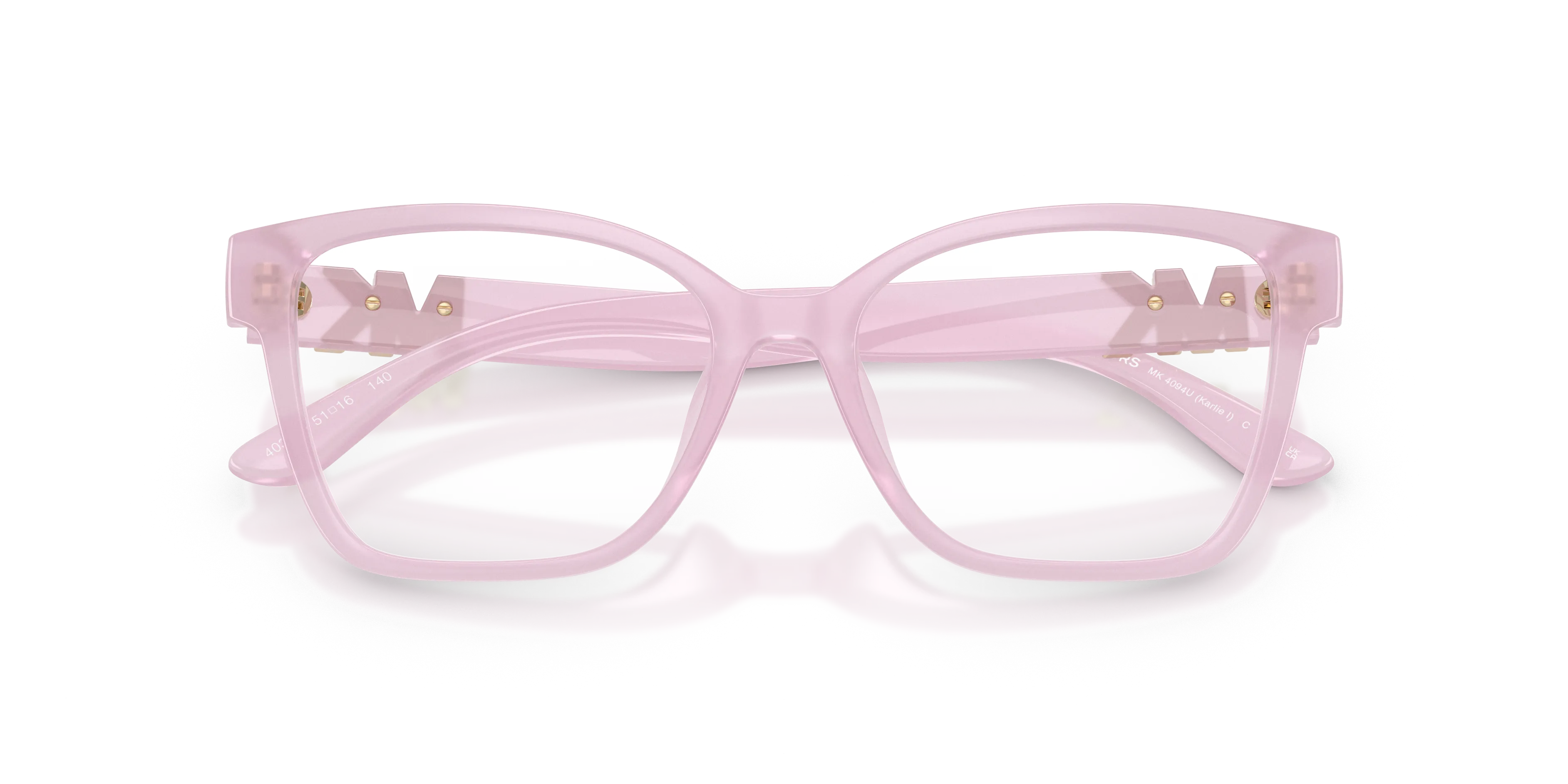 Michael Kors MK4094U KARLIE I 4033 Montature da vista Iniettato Viola Squadrata Normale - immagine 2