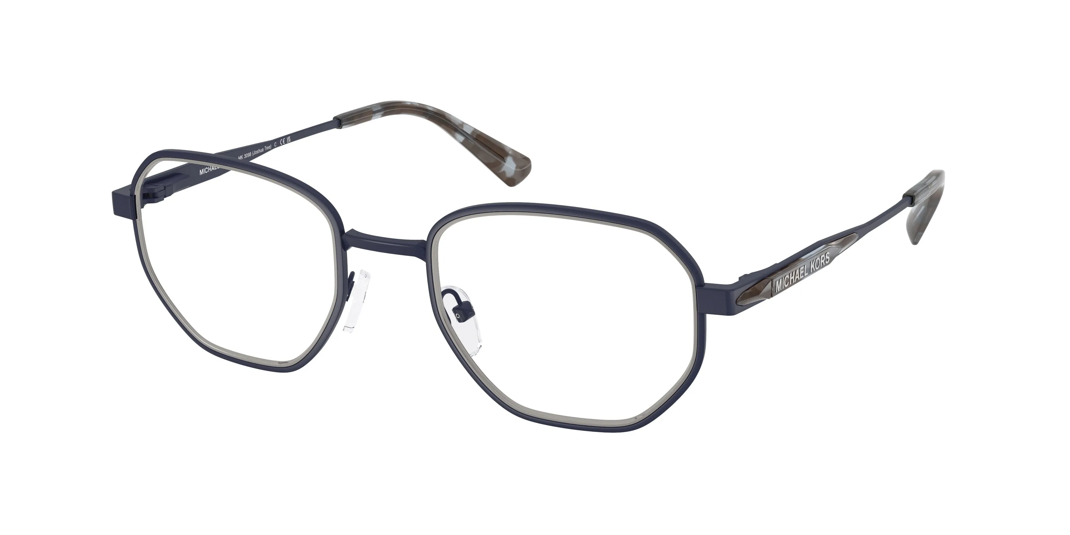 Michael Kors MK3098 JOSHUA TREE 1207 Montature da vista Metallo Blu Geometrica Normale - immagine 1