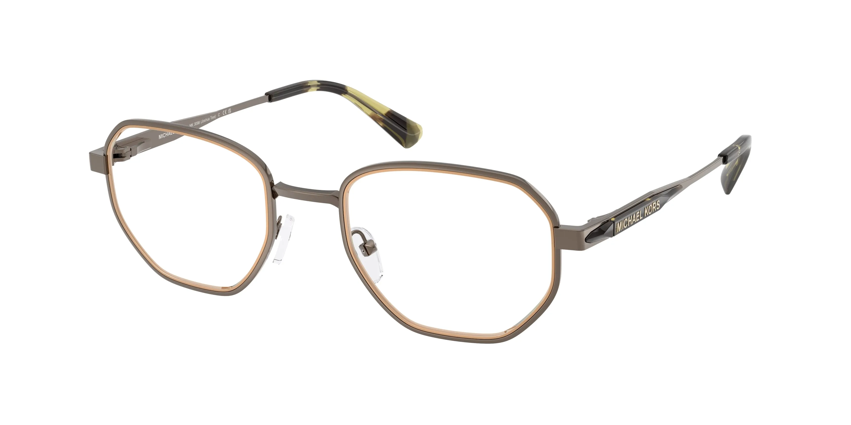 Michael Kors MK3098 JOSHUA TREE 1001 Montature da vista Metallo Grigio Geometrica Normale - immagine 1