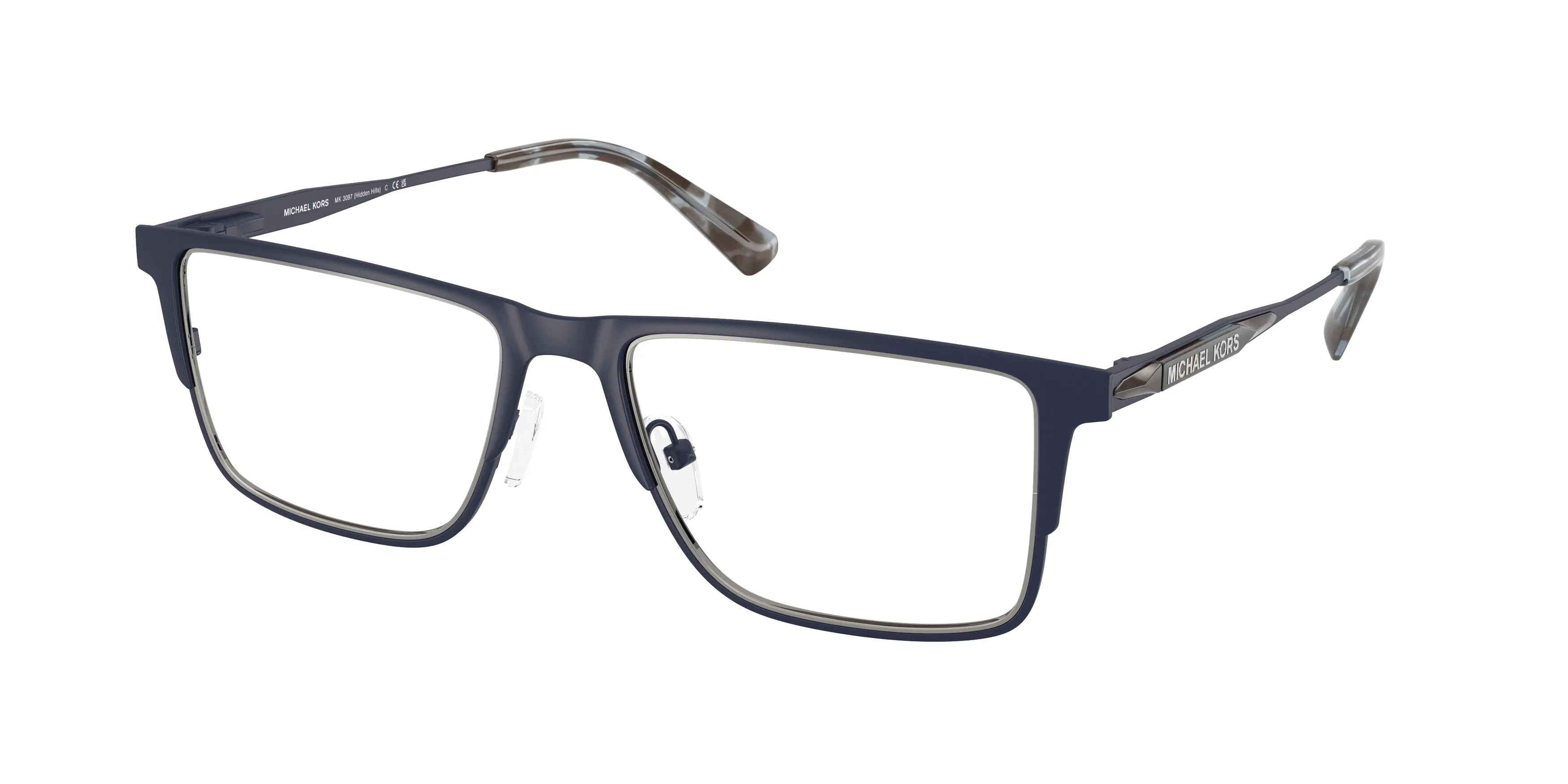 Michael Kors MK3097 HIDDEN HILLS 1207 Montature da vista Metallo Blu Squadrata Normale - immagine 1
