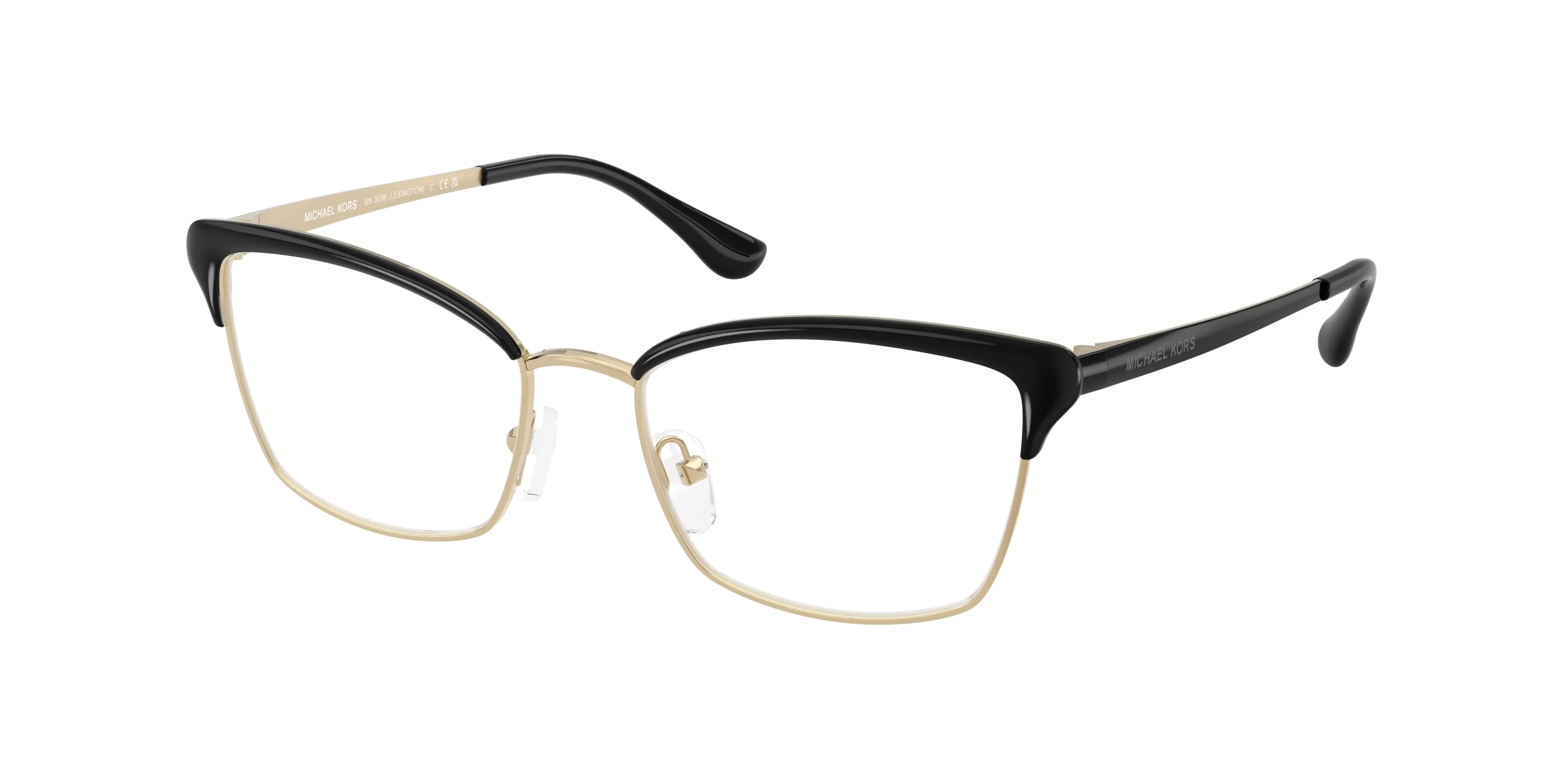 Michael Kors MK3096 LEXINGTON 1005 Montature da vista Metallo Nero Squadrata Normale - immagine 1