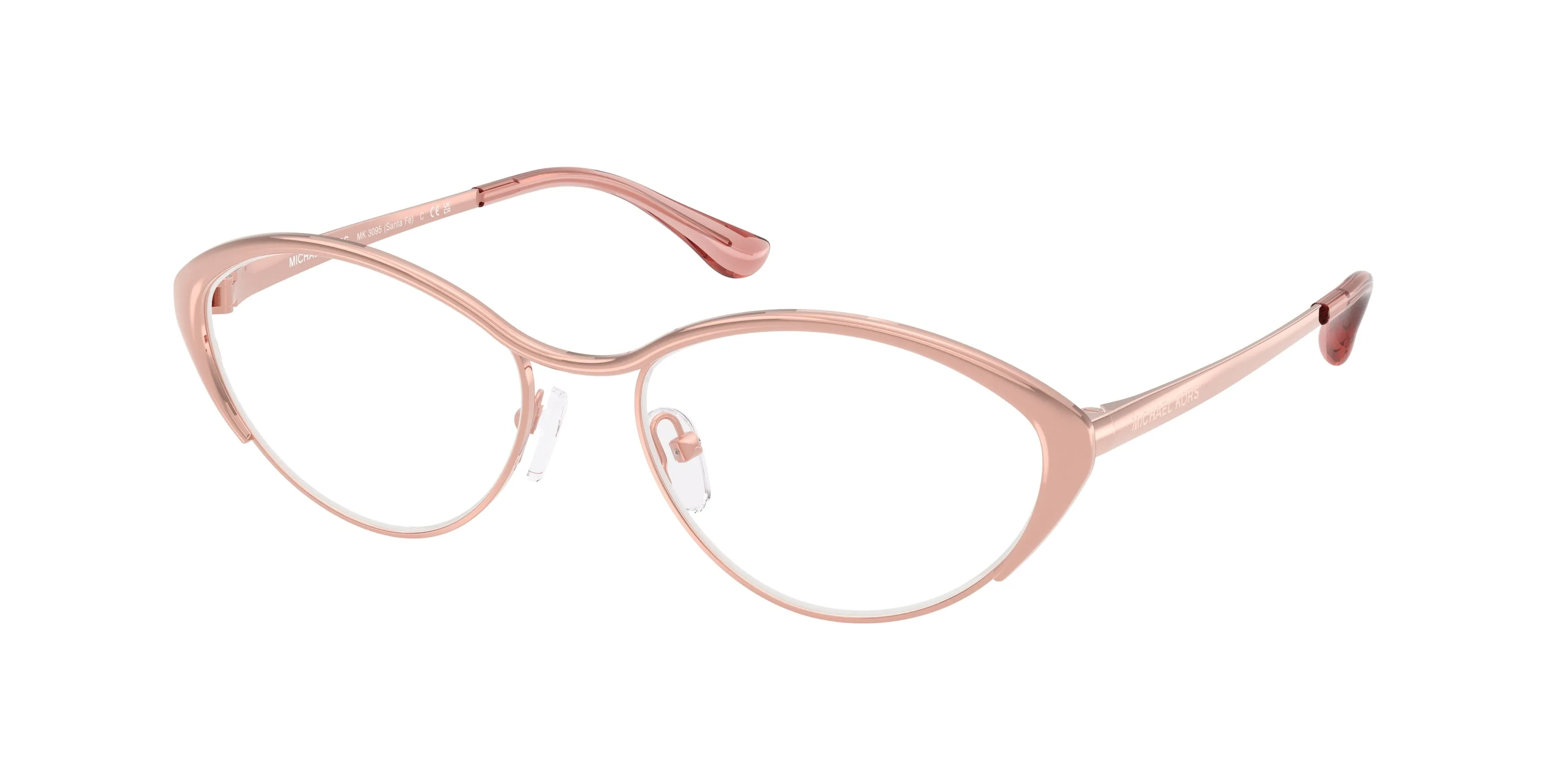 Michael Kors MK3095 SANTA FE 1108 Montature da vista Metallo Oro Rotonda Normale - immagine 1