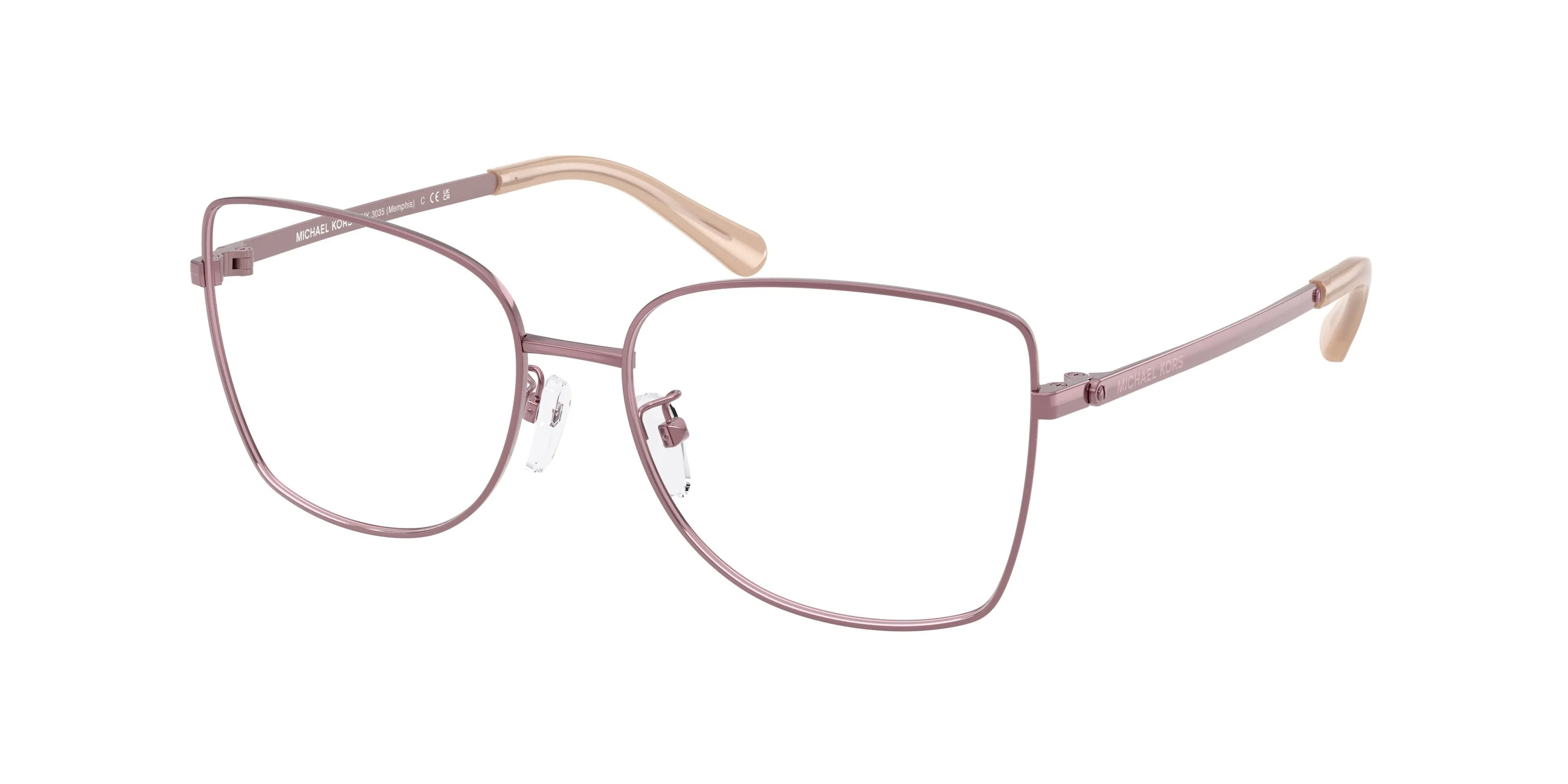 Michael Kors MK3035 MEMPHIS 1903 Montature da vista Metallo Viola Farfalla Normale - immagine 1