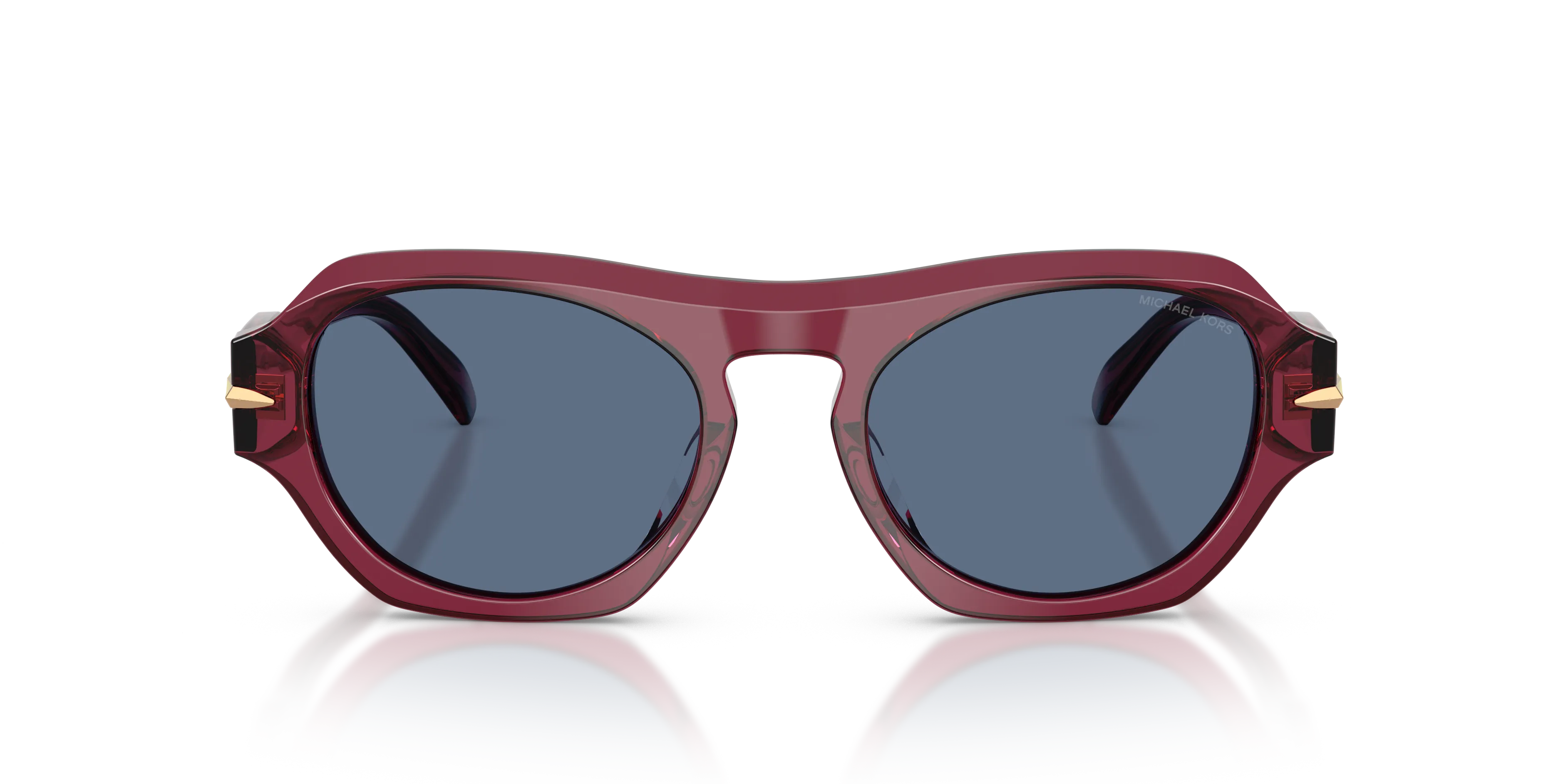 Michael Kors MK2266U TORONTO 404280 Occhiali da sole Acetato Rosso Blu Geometrica Normale - immagine 3