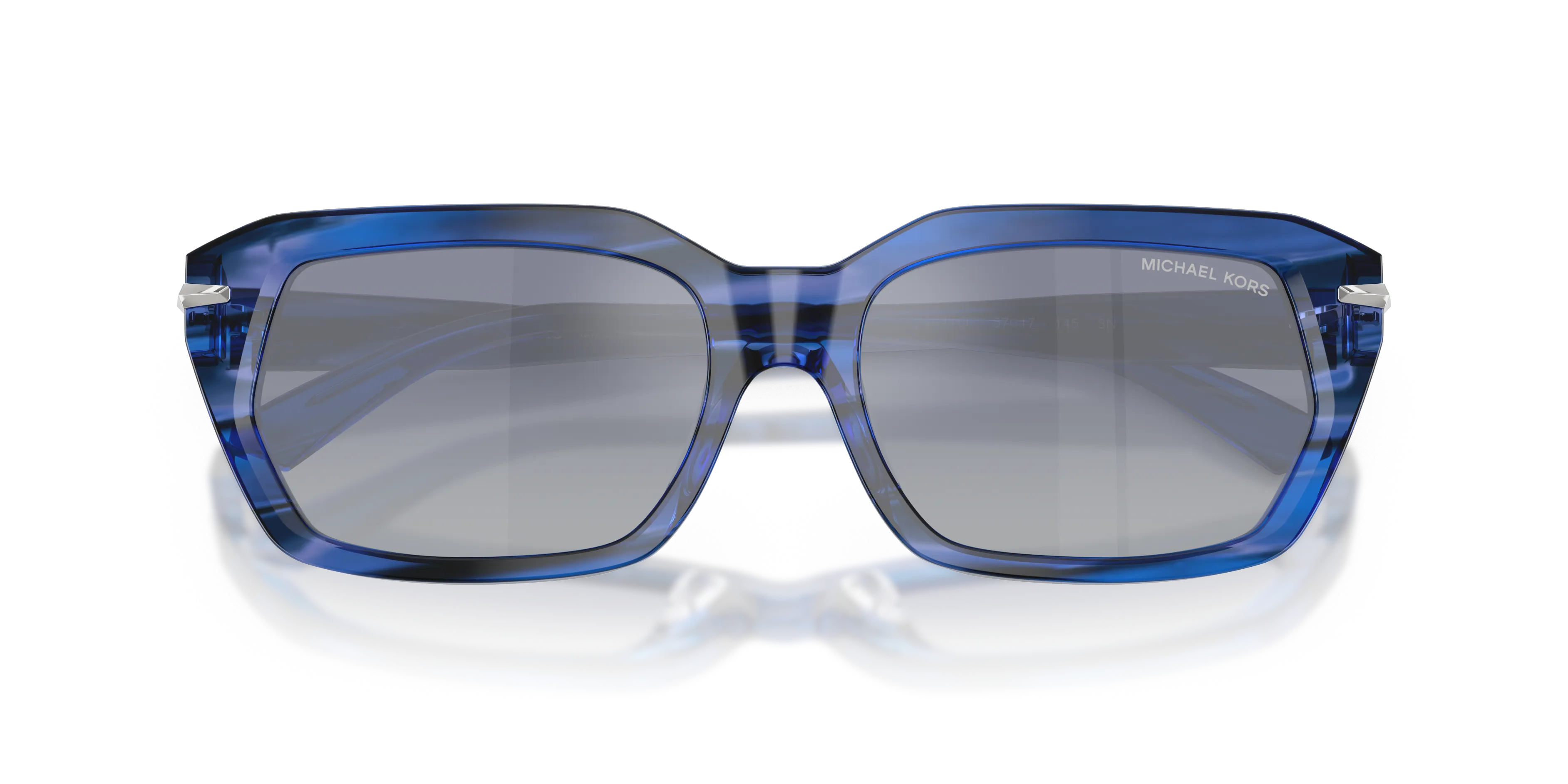 Michael Kors MK2265U LAKE TAHOE 40416I Occhiali da sole Acetato Blu Grigio Squadrata Normale Sfumato - immagine 2