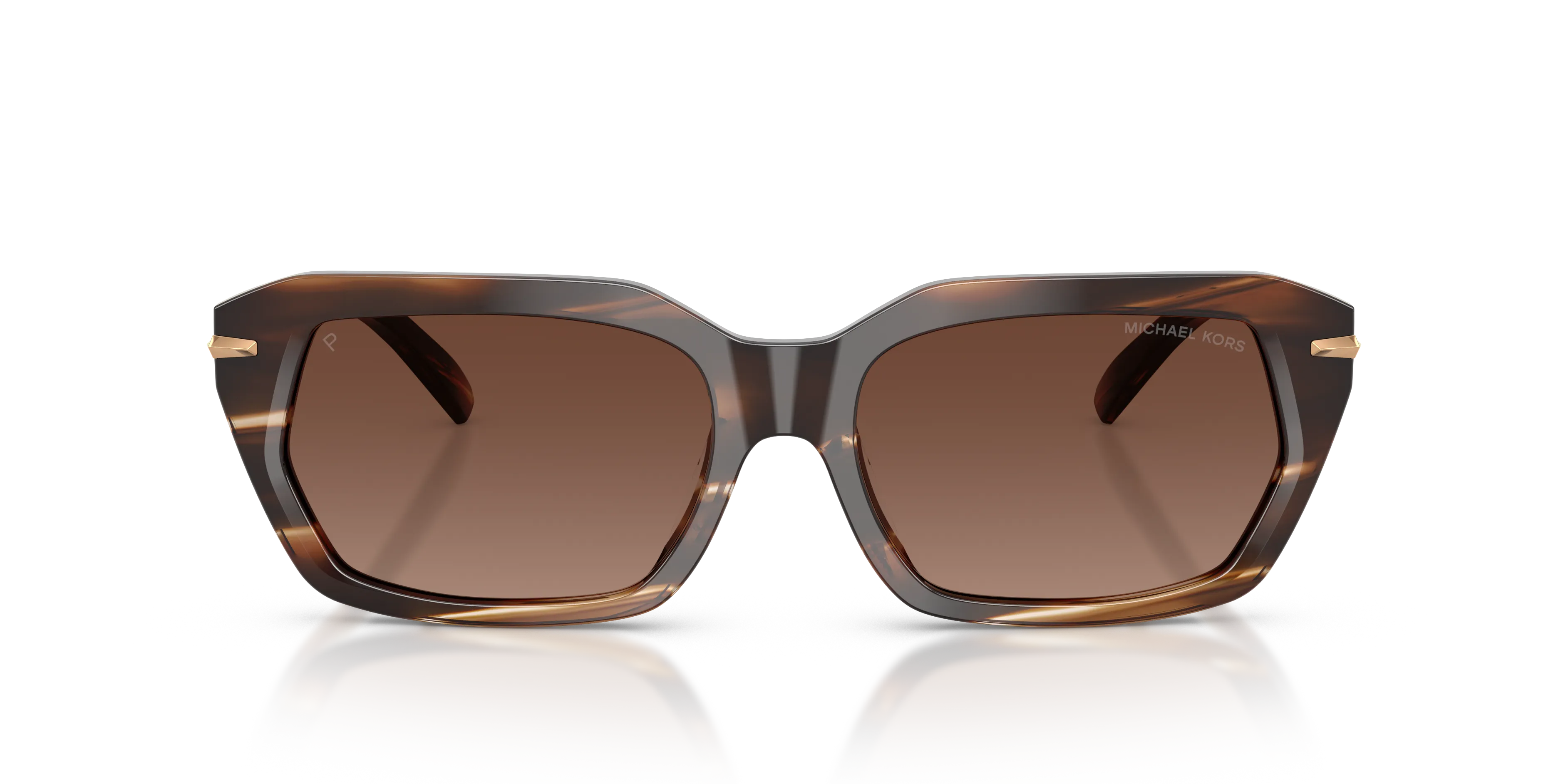 Michael Kors MK2265U LAKE TAHOE 4039T5 Occhiali da sole Acetato Marrone Marrone Squadrata Polarizzata - immagine 3