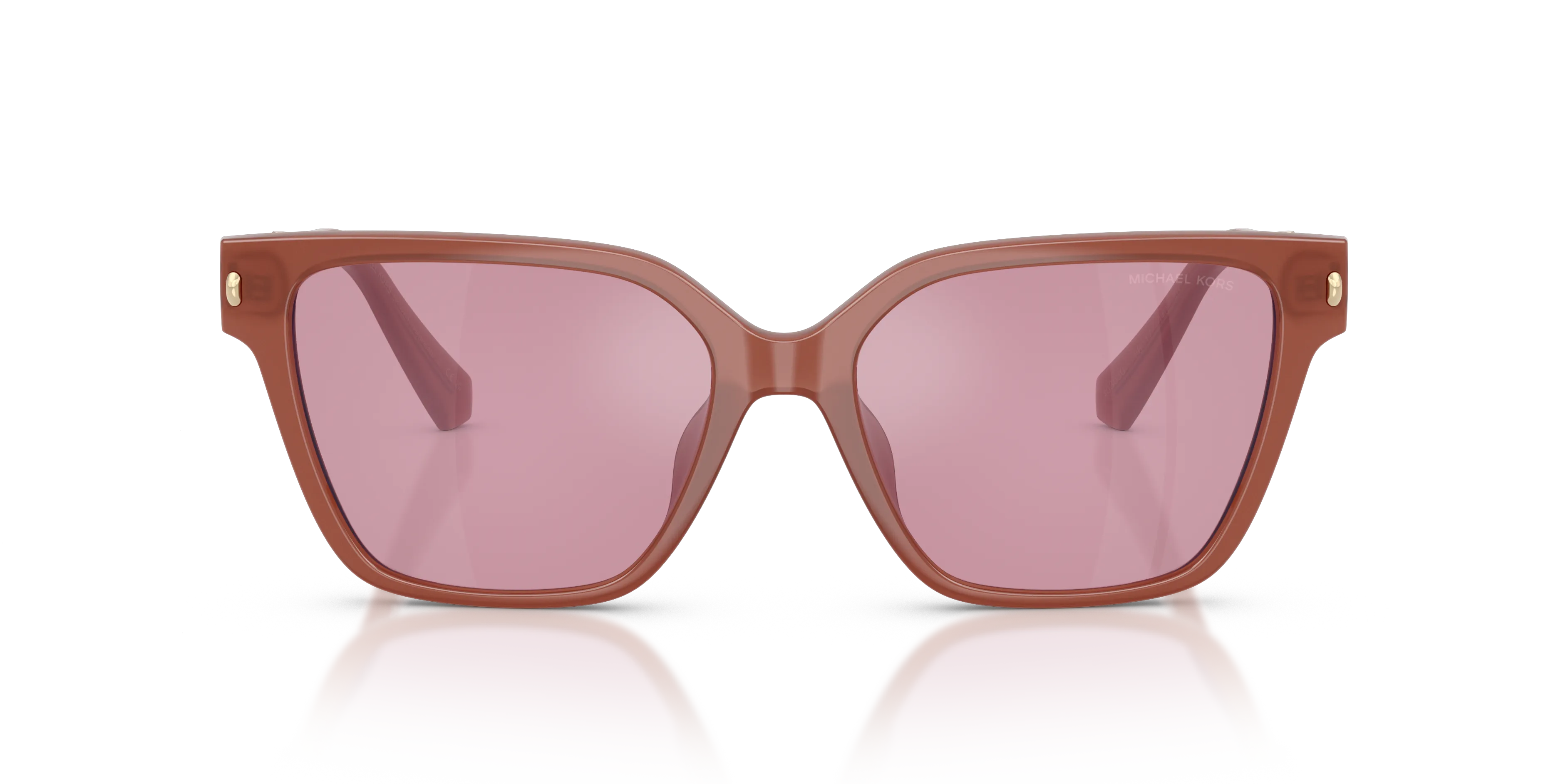 Michael Kors MK2263U PIEDMONT 403030 Occhiali da sole Iniettato Rosso Rosa Squadrata Normale - immagine 3