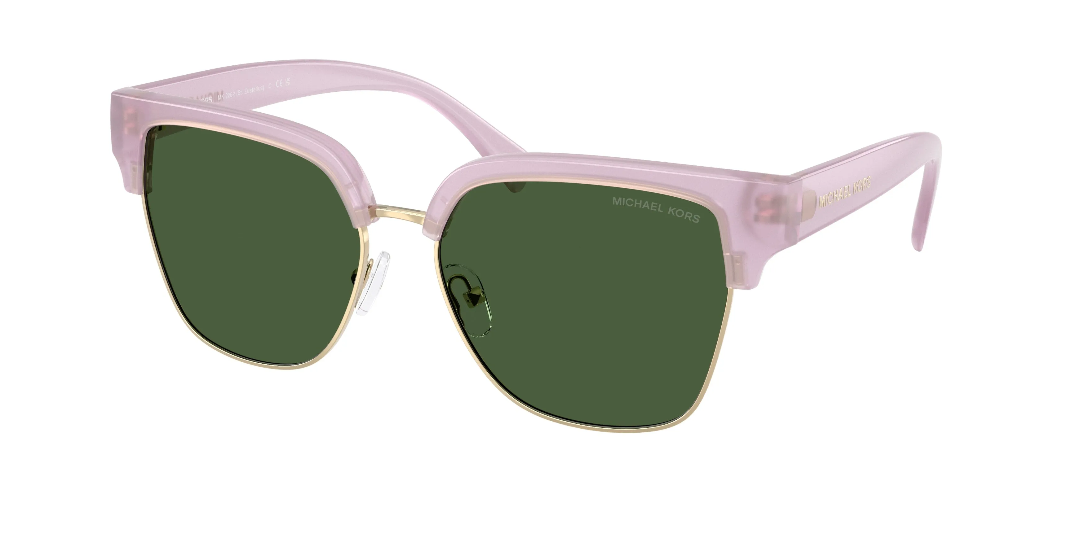 Michael Kors MK2262 ST. EUSTATIUS 403371 Occhiali da sole Iniettato Blu Verde Squadrata Normale - immagine 1