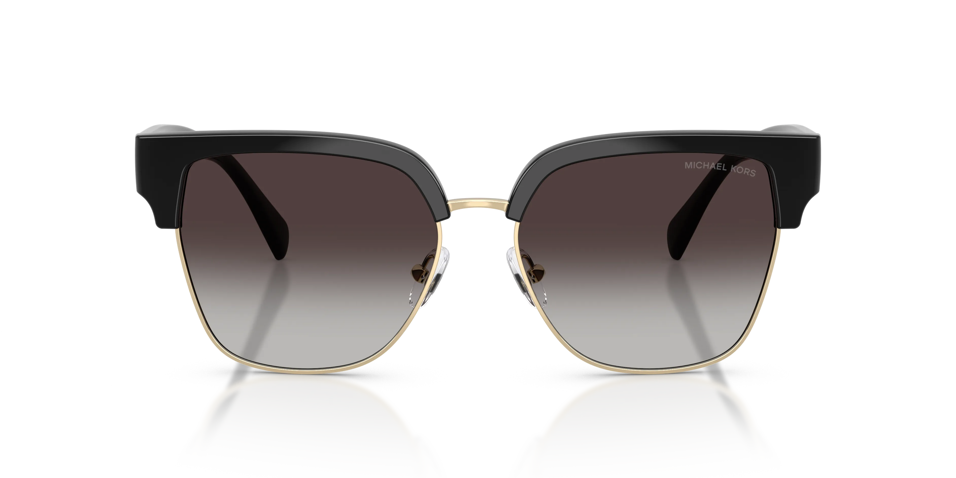 Michael Kors MK2262 ST. EUSTATIUS 30058G Occhiali da sole Iniettato Nero Grigio Squadrata Normale Sfumato - immagine 3