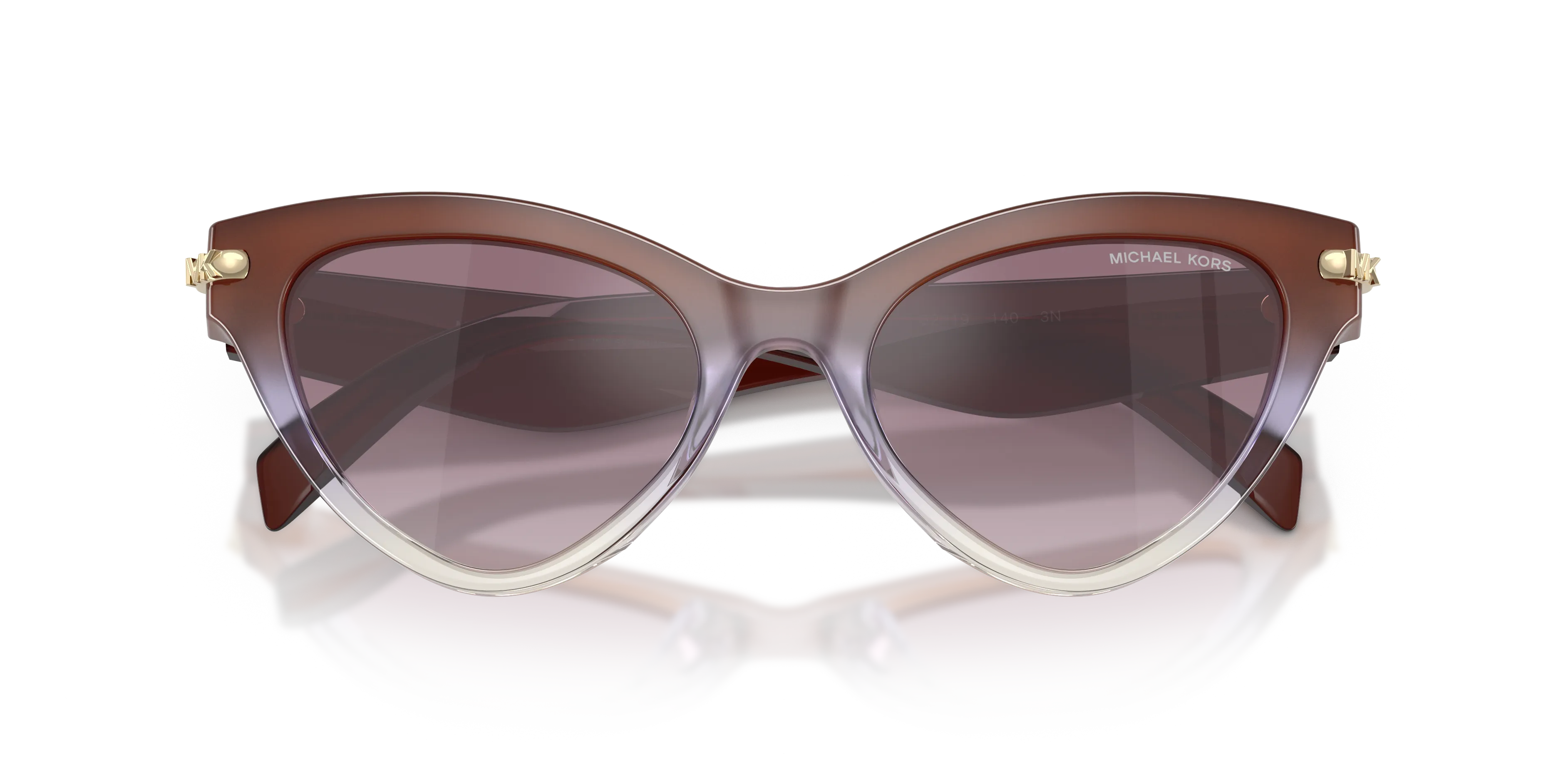Michael Kors MK2259U ROANOKE 40366X Occhiali da sole Acetato Rosso Cat Eye Normale Sfumato - immagine 2