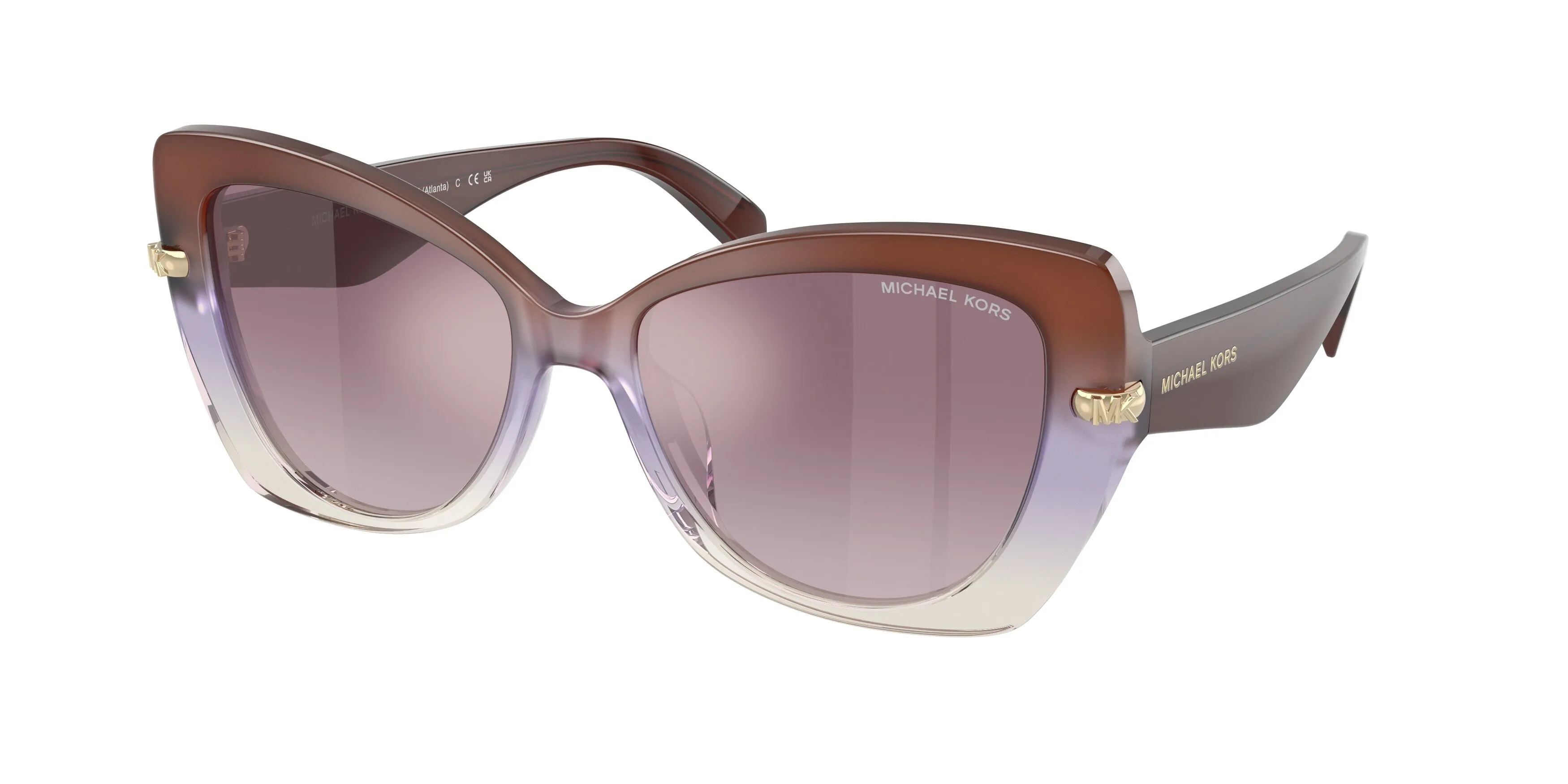 Michael Kors MK2258U ATLANTA 40366X Occhiali da sole Acetato Rosso Farfalla Normale Sfumato - immagine 1