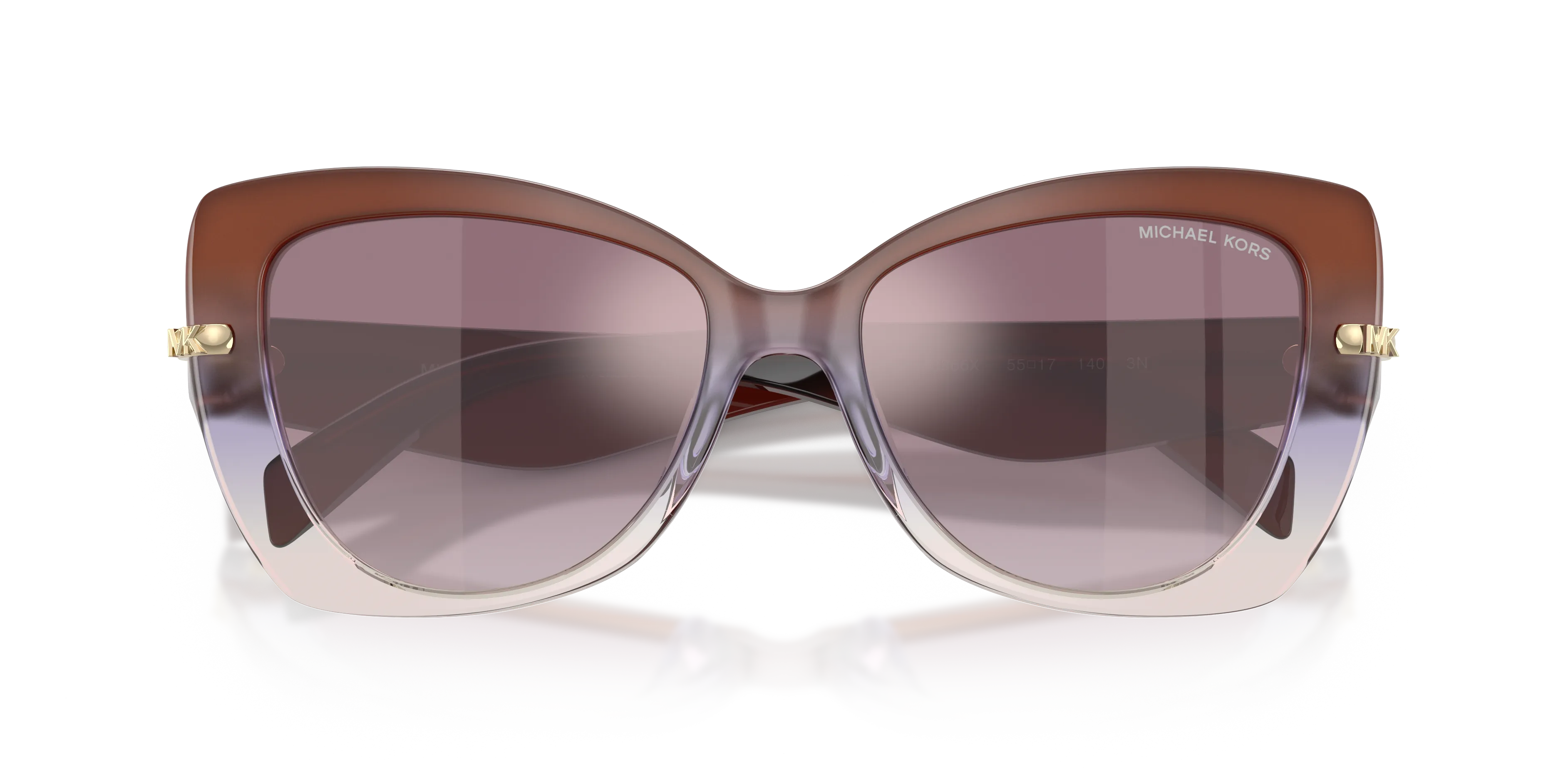 Michael Kors MK2258U ATLANTA 40366X Occhiali da sole Acetato Rosso Farfalla Normale Sfumato - immagine 2