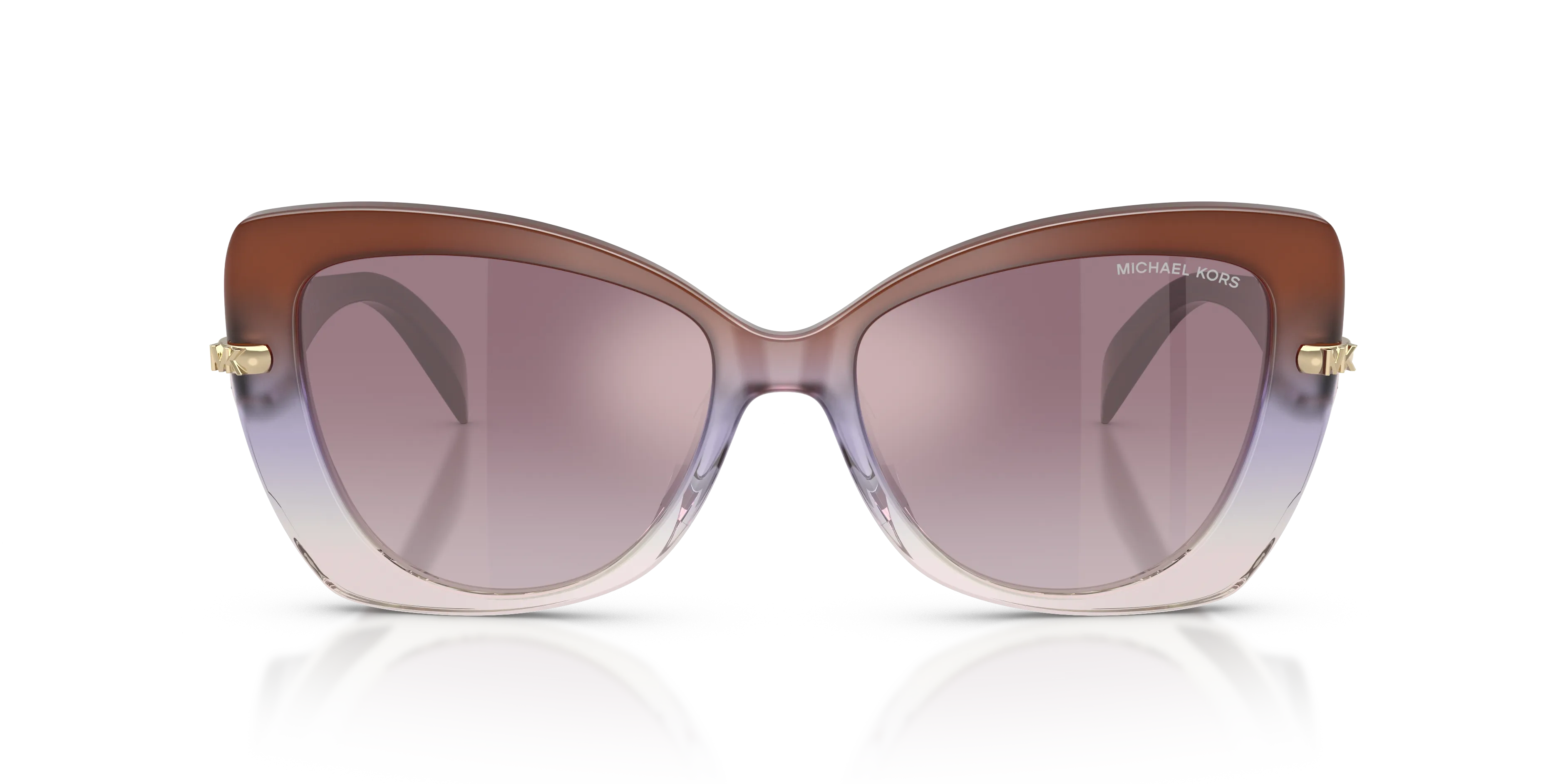 Michael Kors MK2258U ATLANTA 40366X Occhiali da sole Acetato Rosso Farfalla Normale Sfumato - immagine 3