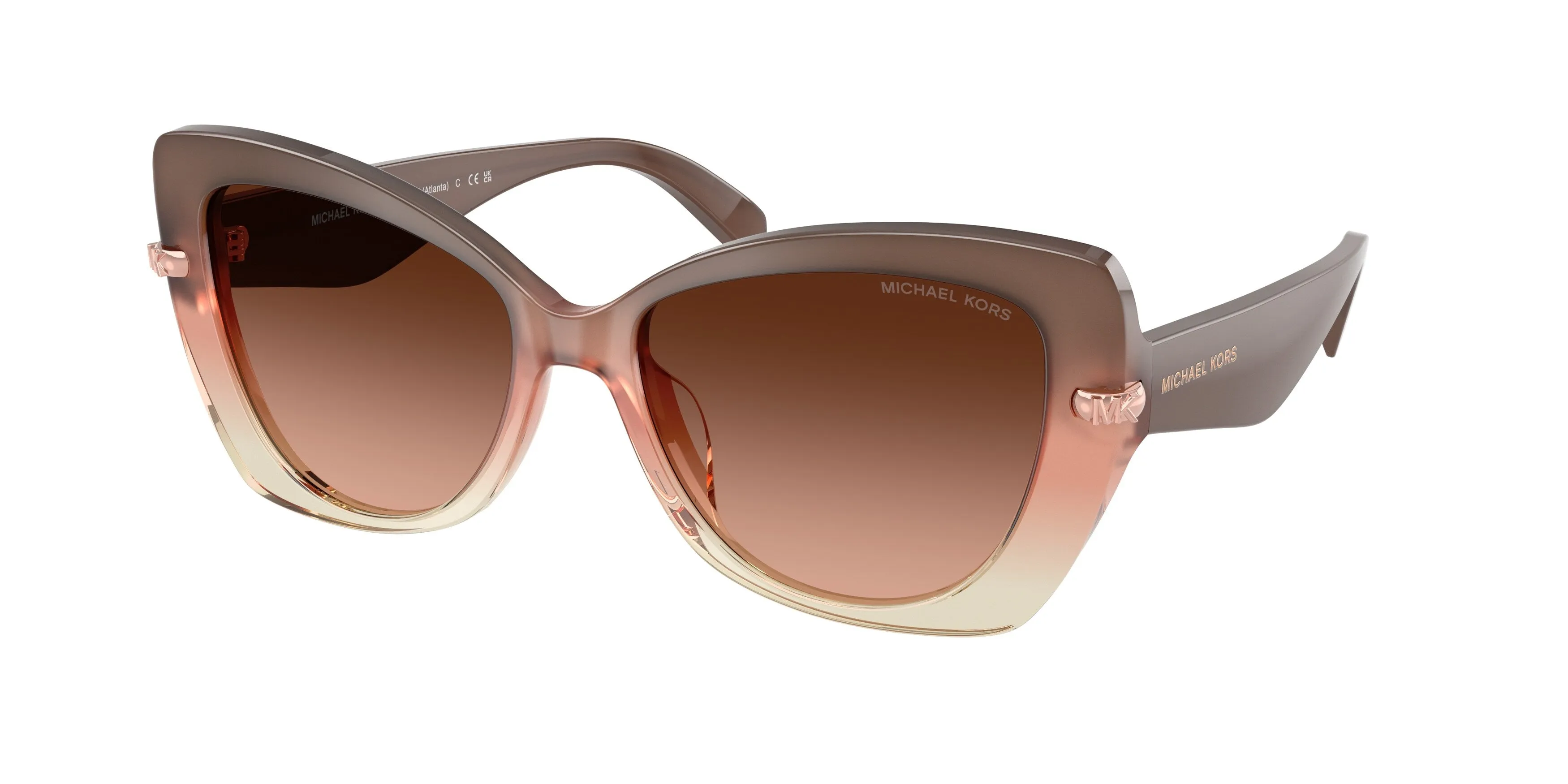 Michael Kors MK2258U ATLANTA 40355M Occhiali da sole Acetato Rosa Rosa Farfalla Normale Sfumato - immagine 1