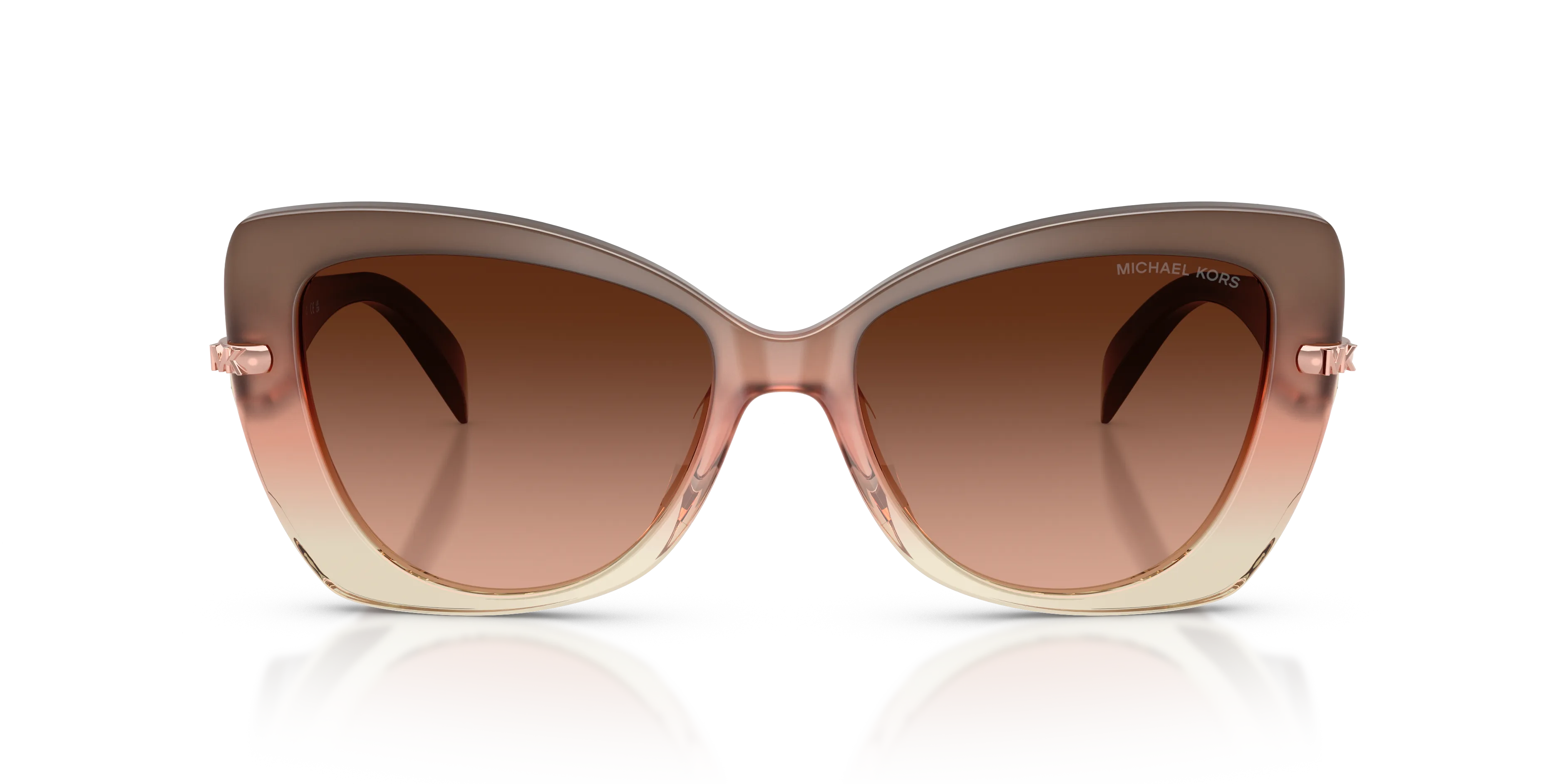 Michael Kors MK2258U ATLANTA 40355M Occhiali da sole Acetato Rosa Rosa Farfalla Normale Sfumato - immagine 3