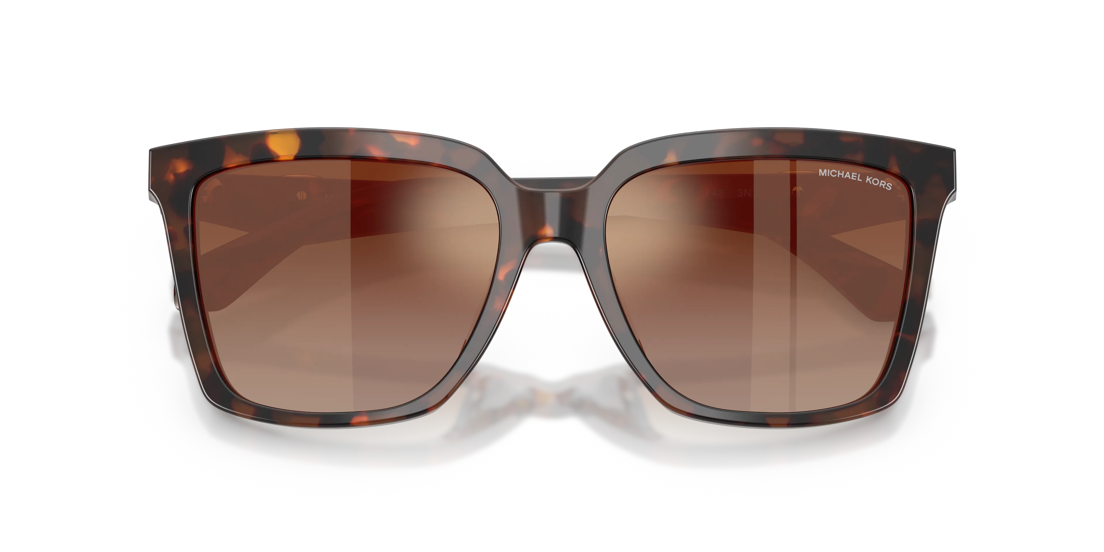 Michael Kors MK2256U MENAGGIO 4031AO Occhiali da sole Acetato Tartaruga Squadrata Normale Sfumato - immagine 2