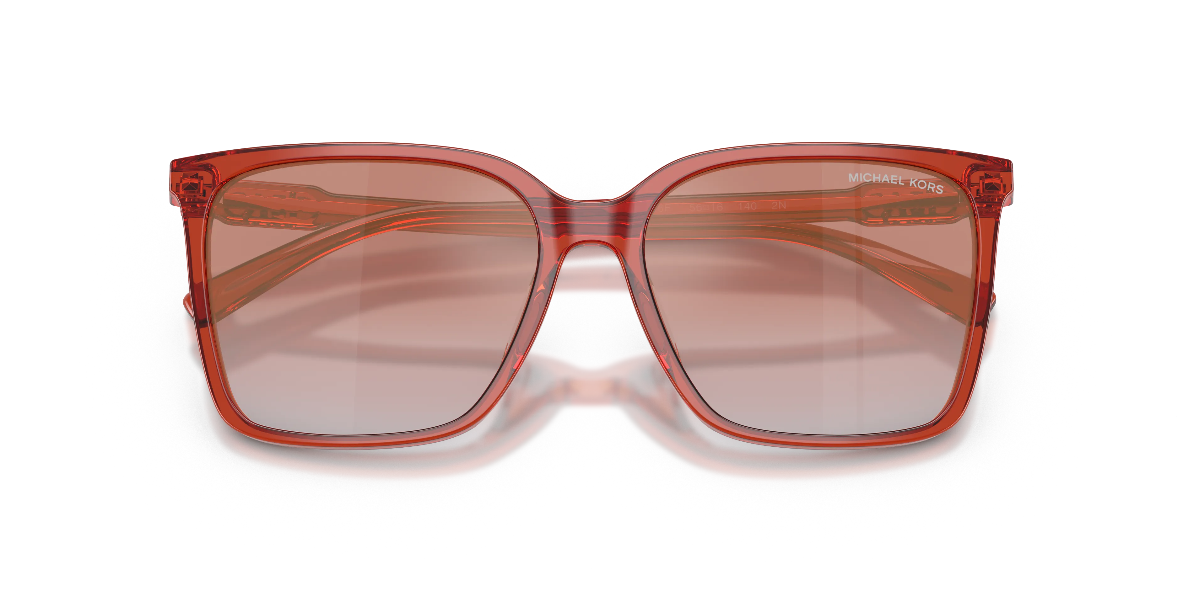 Michael Kors MK2197U CANBERRA 39016F Occhiali da sole Acetato Rosa Rosa Squadrata Normale - immagine 2